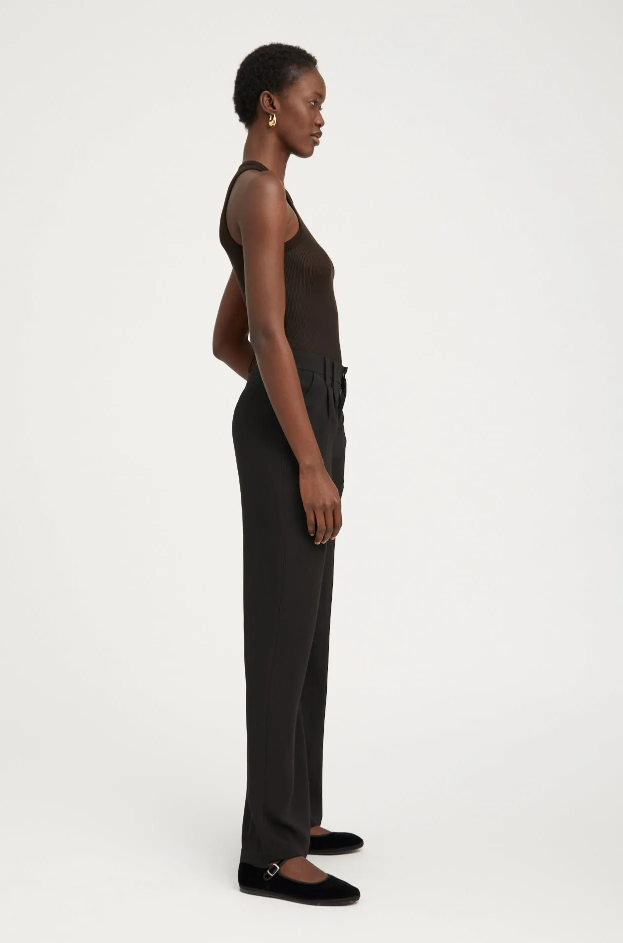 Crepe Pleated Trousers sold by SPRWMN product image thumbnail 4