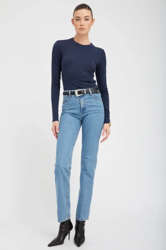 Grace Straight Leg Denim sold by SPRWMN