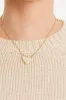 Yellow Gold Large Diamond Pave Heart Necklace sold by SPRWMN