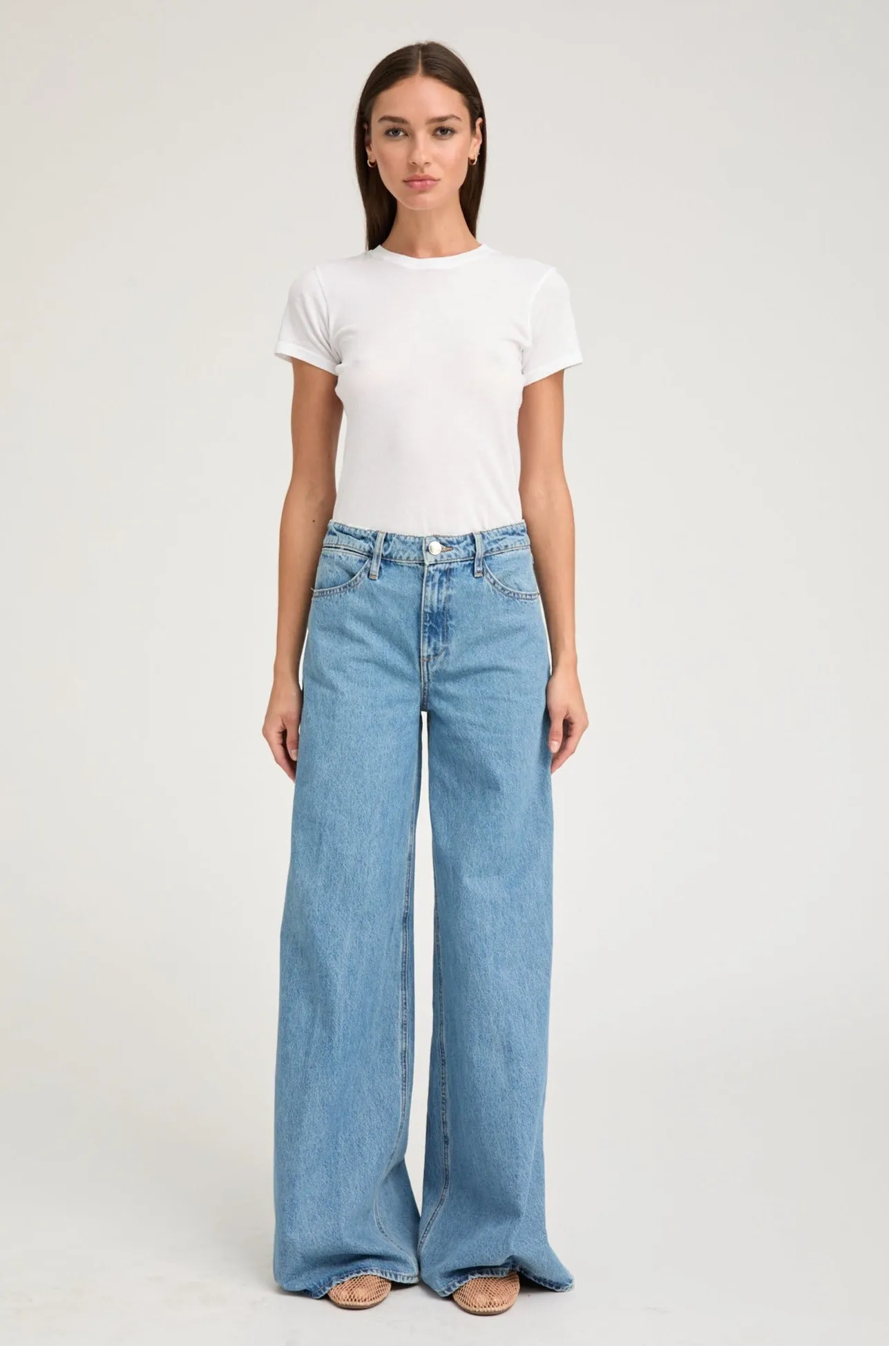 Grace Wide Leg Denim sold by SPRWMN