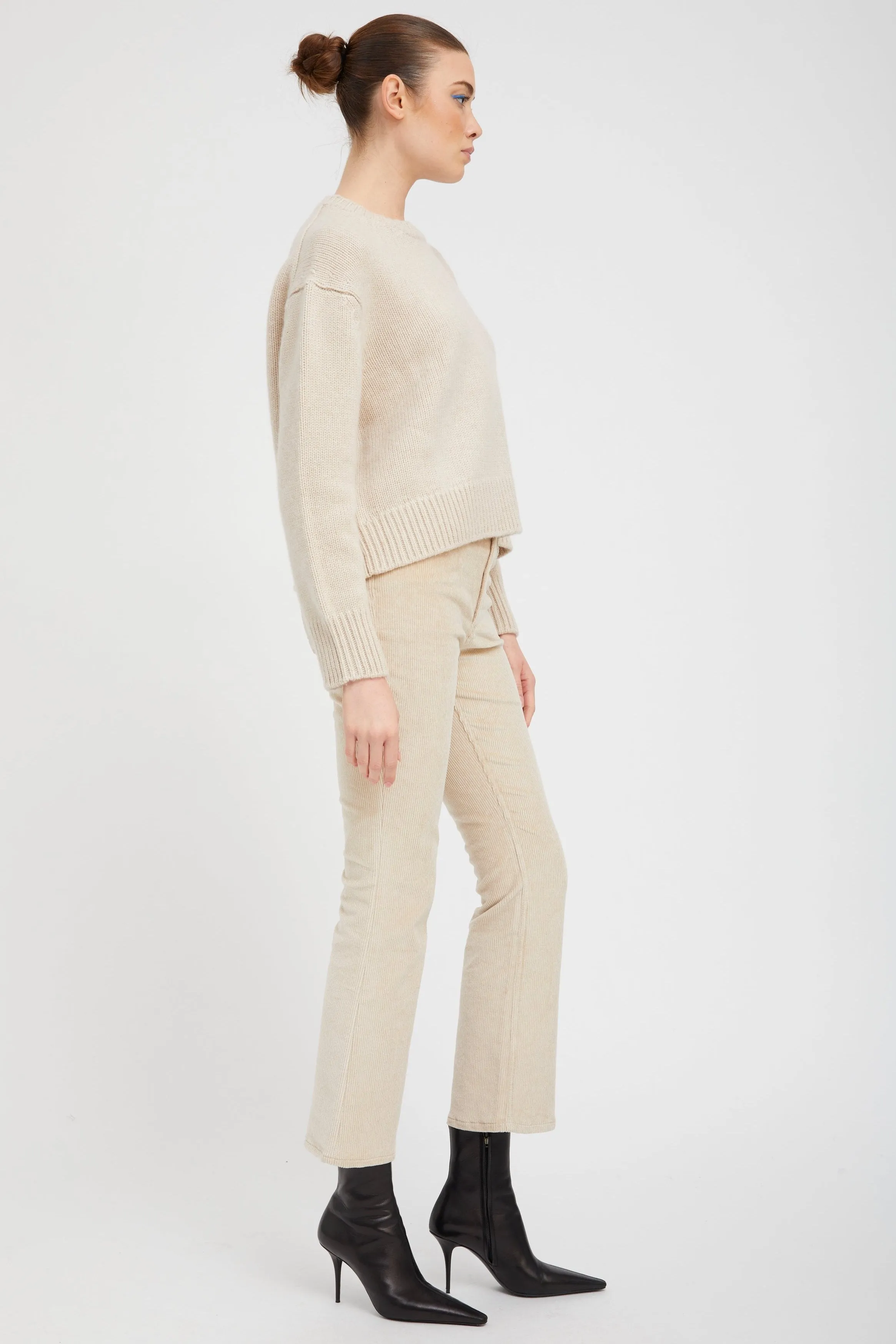 Oat Heavy Cashmere Sweater sold by SPRWMN product image thumbnail 3