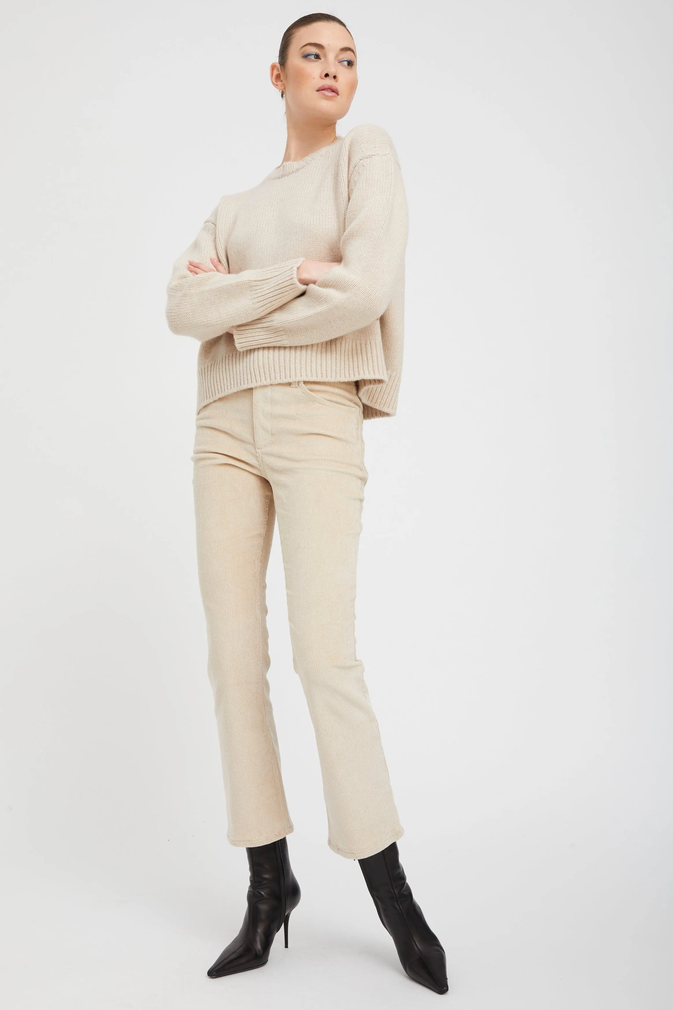 Oat Heavy Cashmere Sweater sold by SPRWMN product image thumbnail 2