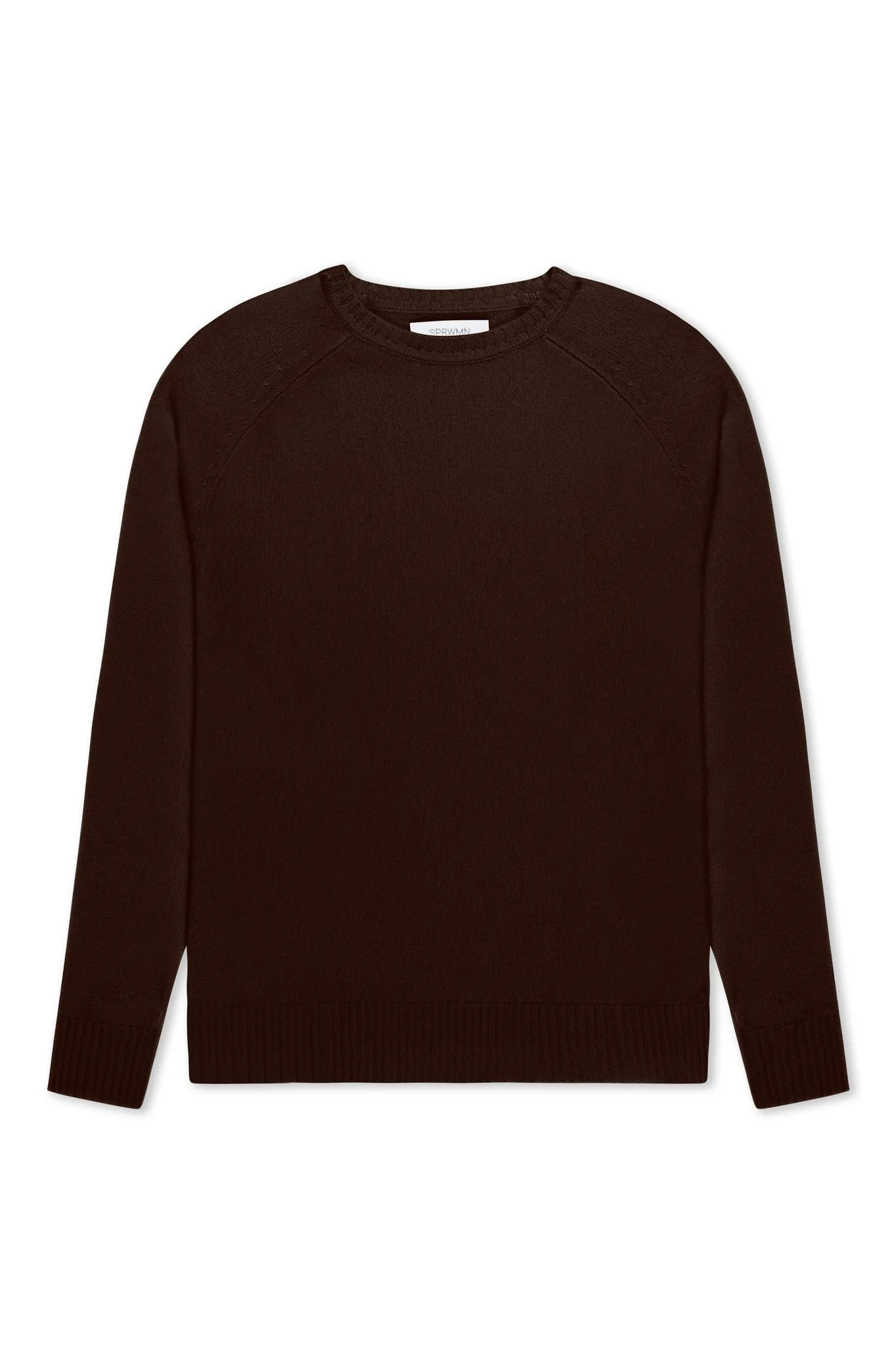 Mocha Cashmere Boyfriend Sweater sold by SPRWMN product image thumbnail 5