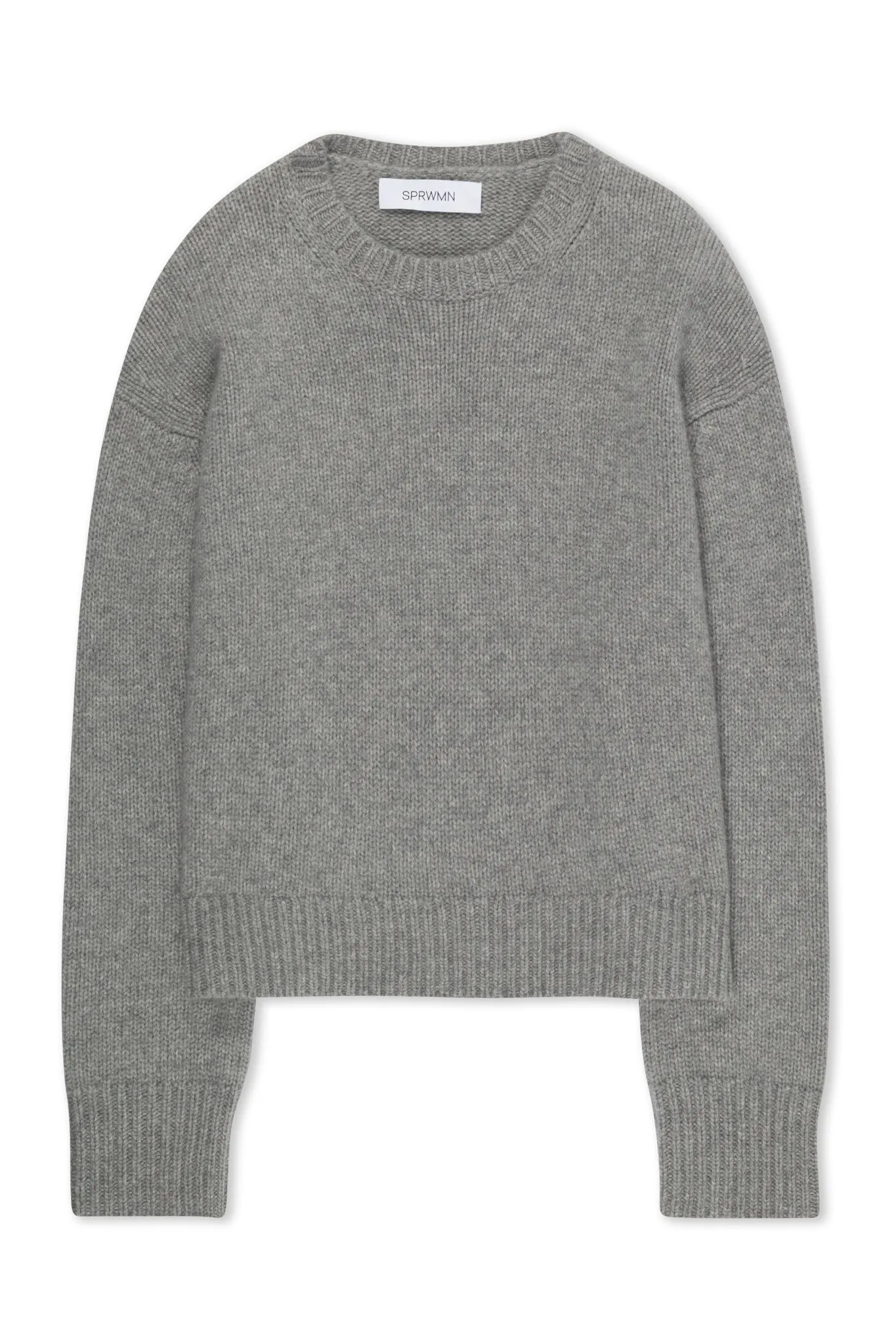 Grey Heavy Cashmere Sweater sold by SPRWMN product image thumbnail 2