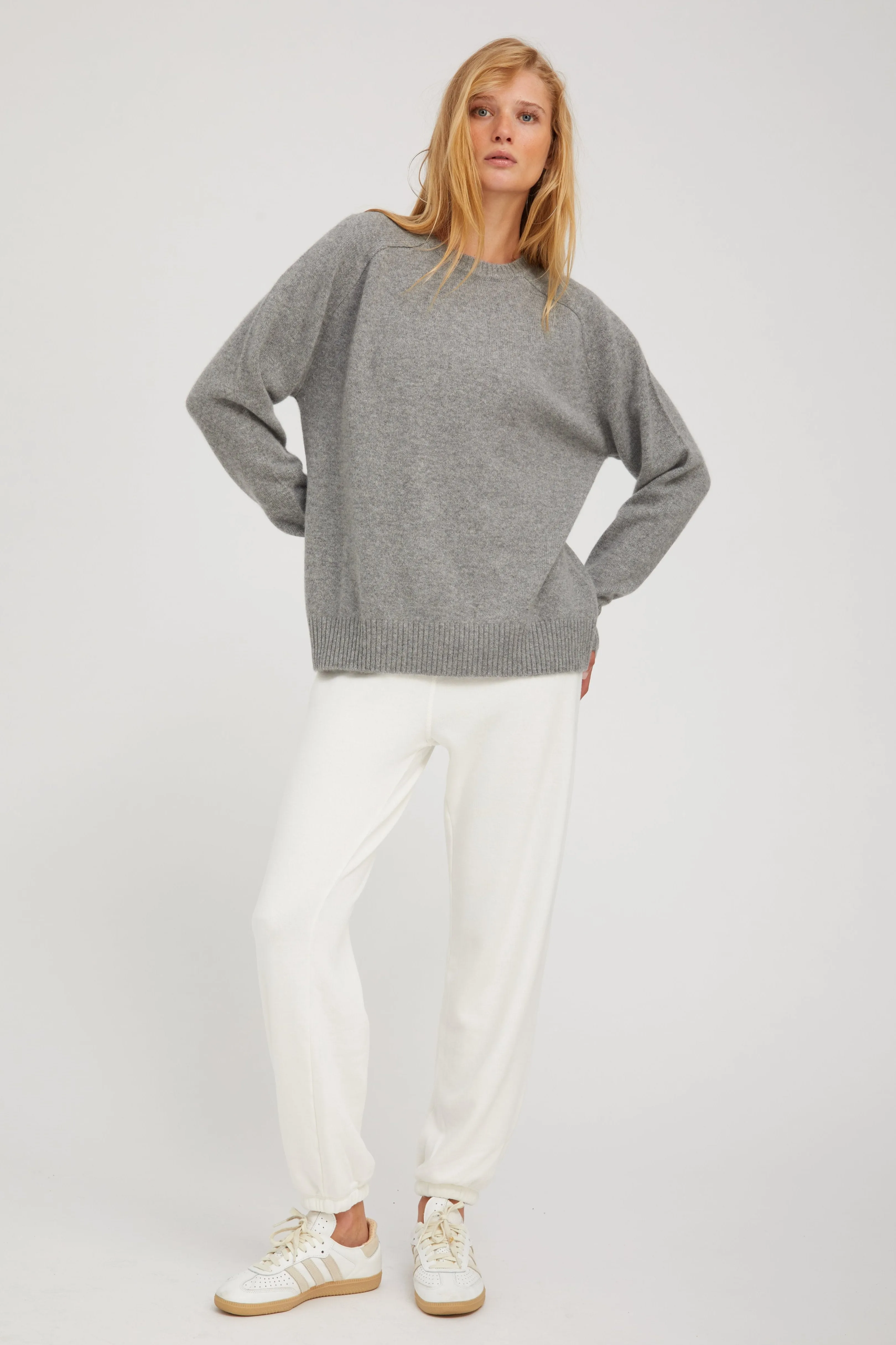 Grey Cashmere Boyfriend Sweater sold by SPRWMN product image thumbnail 2