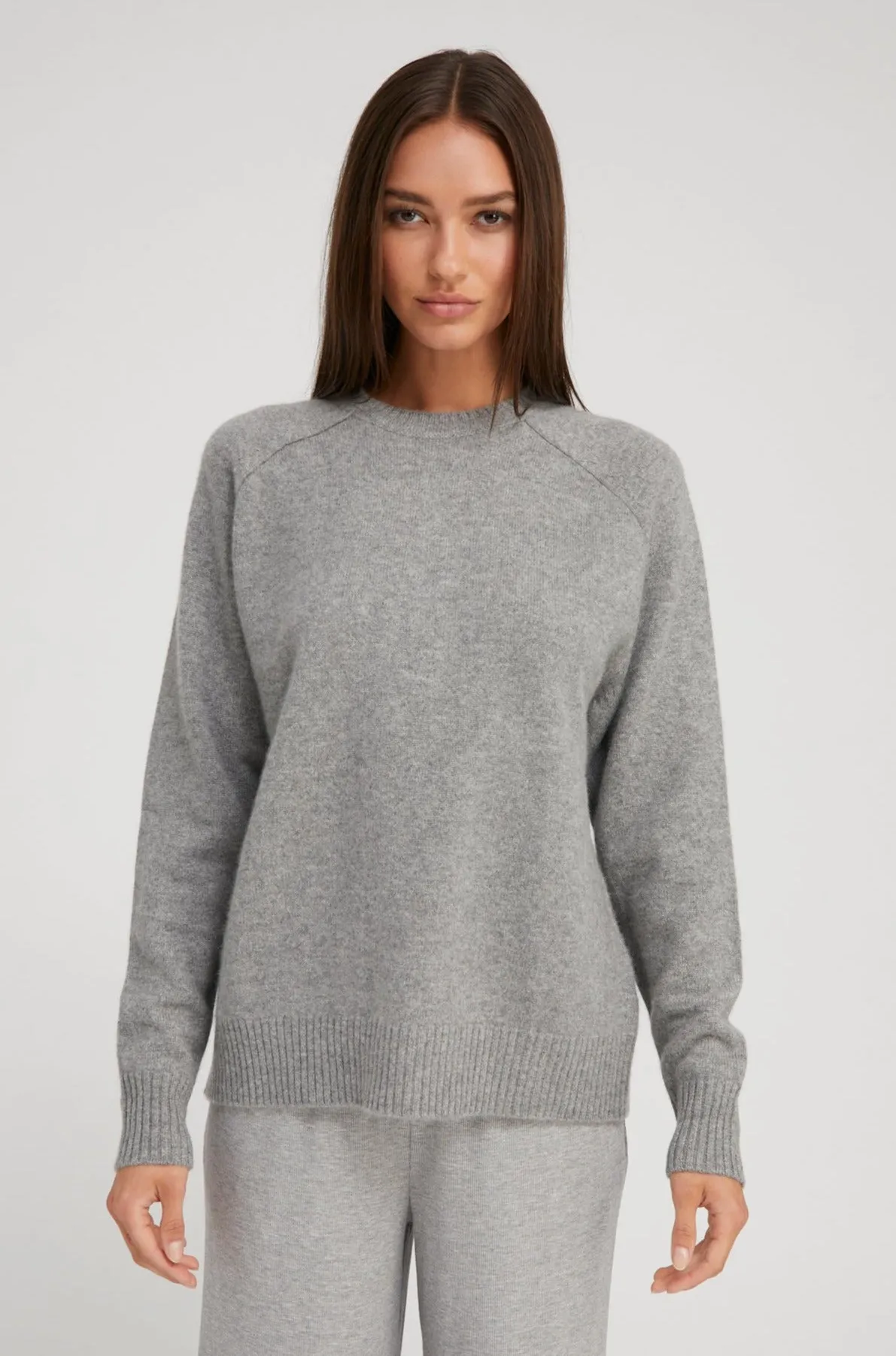 Grey Cashmere Boyfriend Sweater sold by SPRWMN product image thumbnail 5
