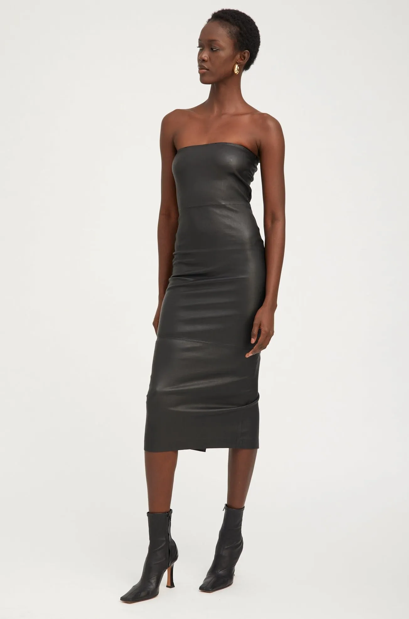 Carolyn Leather Tube Dress sold by SPRWMN product image thumbnail 3