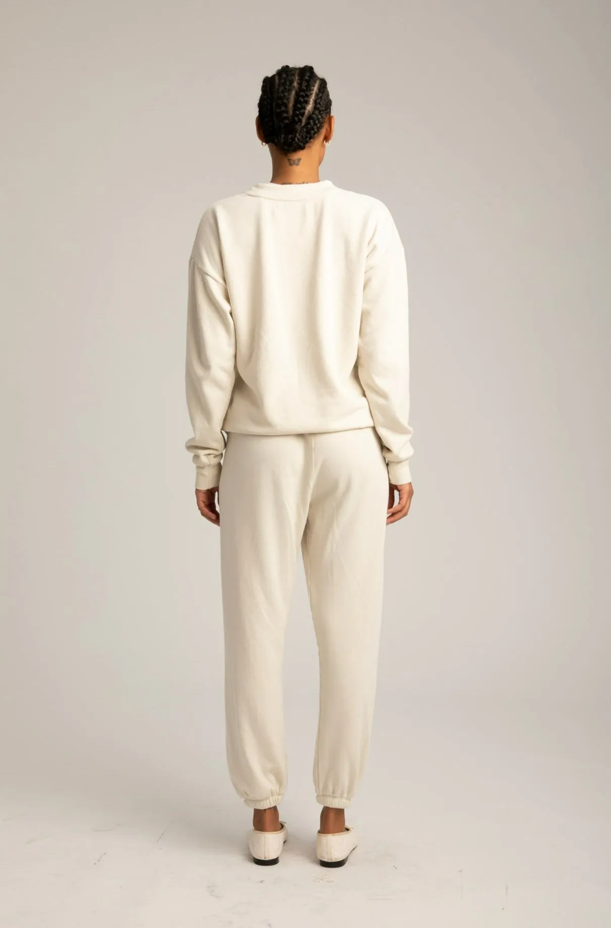 Vintage White Logo Sweatpants sold by SPRWMN product image thumbnail 5