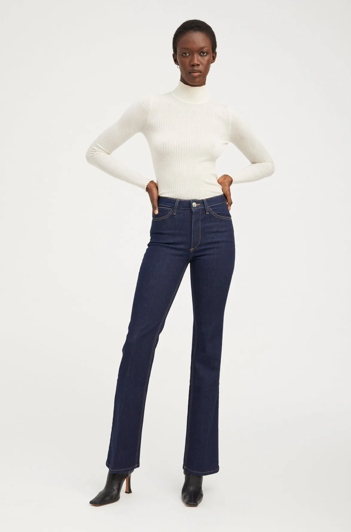 Joan Micro Flare Denim sold by SPRWMN product image thumbnail 3