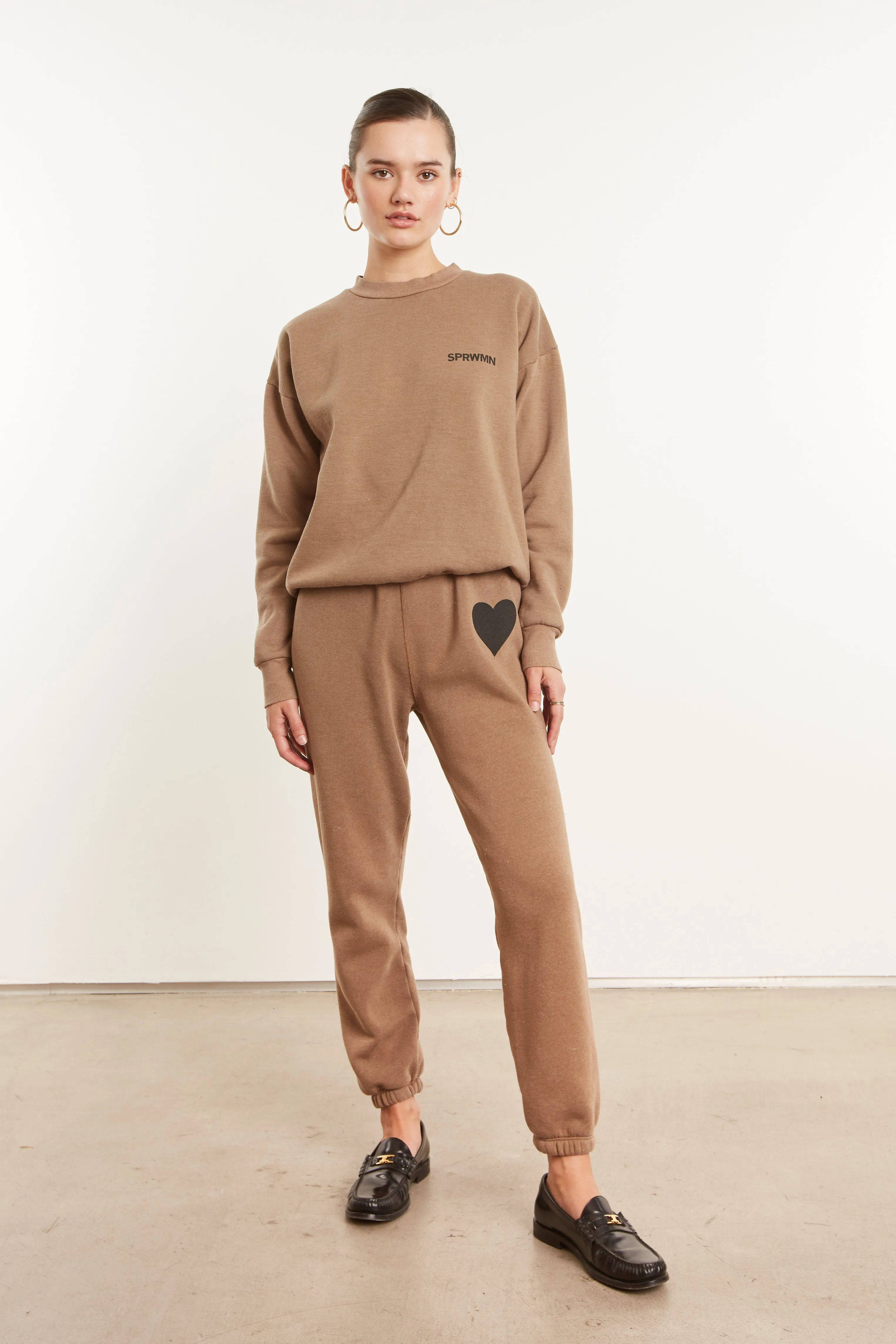 Camel Heart Sweatpants sold by SPRWMN product image thumbnail 5