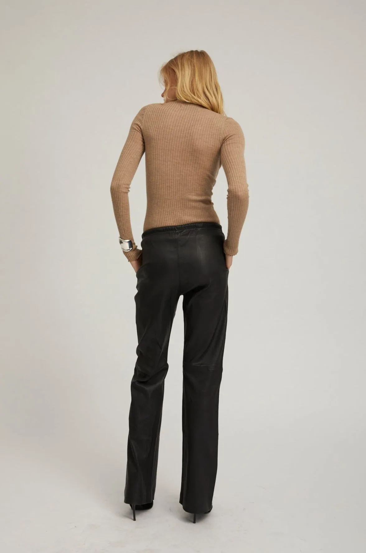 Straight Leg Leather Pants sold by SPRWMN product image thumbnail 2
