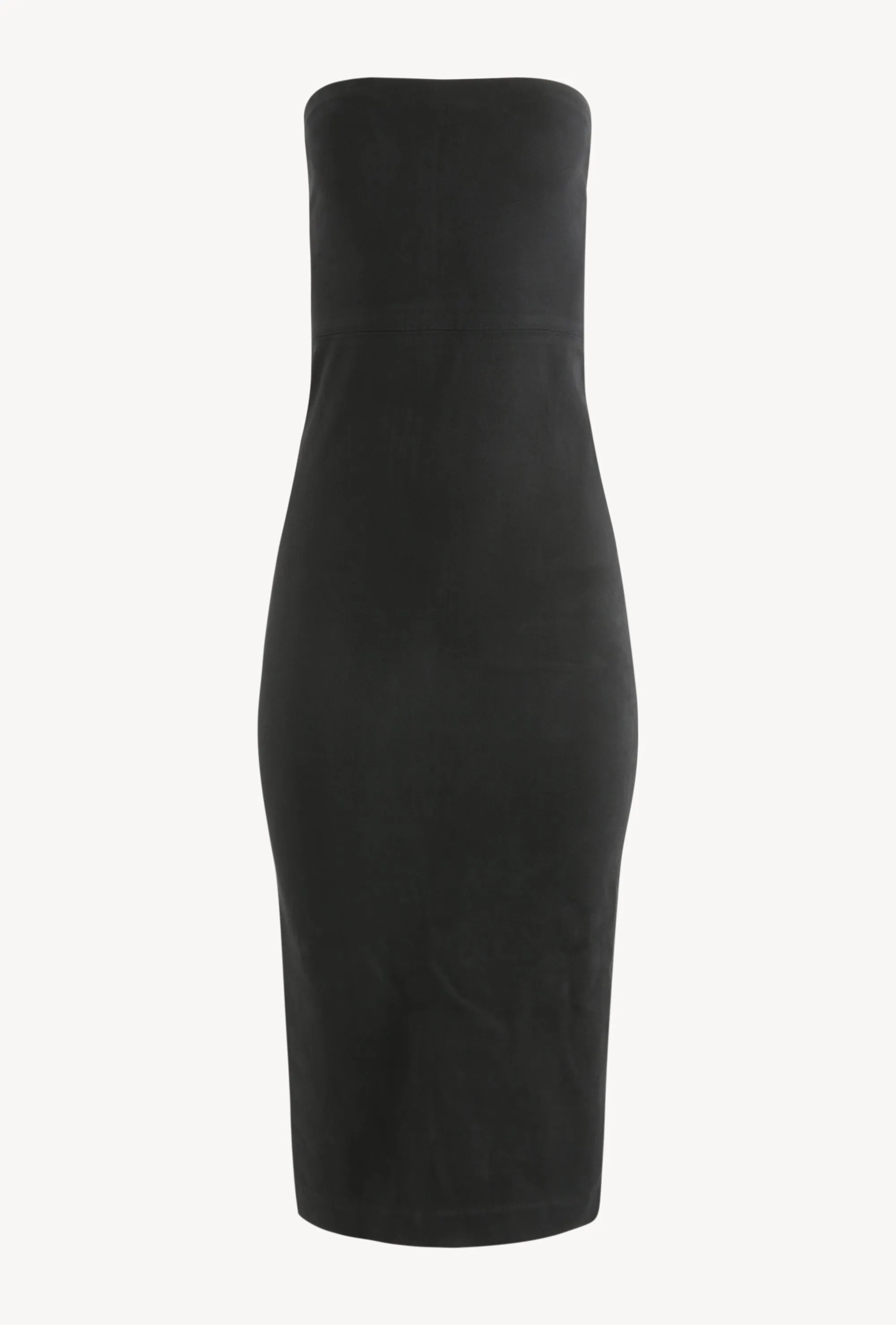 Black Leather Strapless Pencil Dress sold by SPRWMN product image thumbnail 2