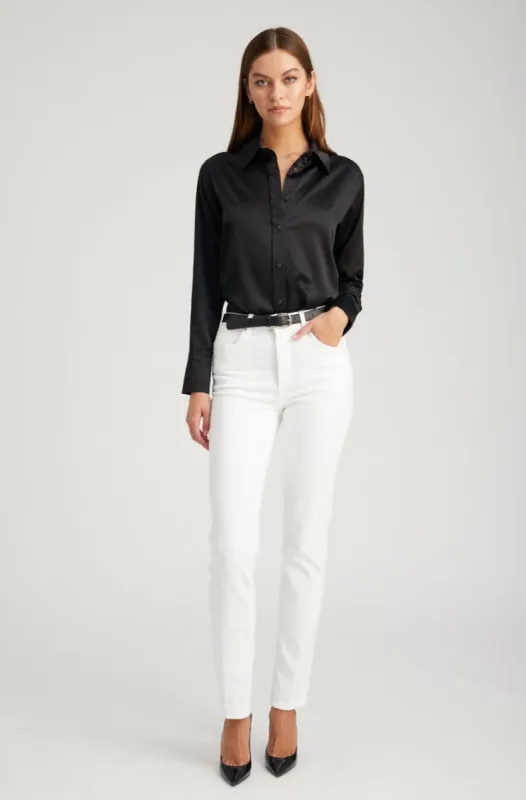 Billie Skinny Straight Leg Denim sold by SPRWMN