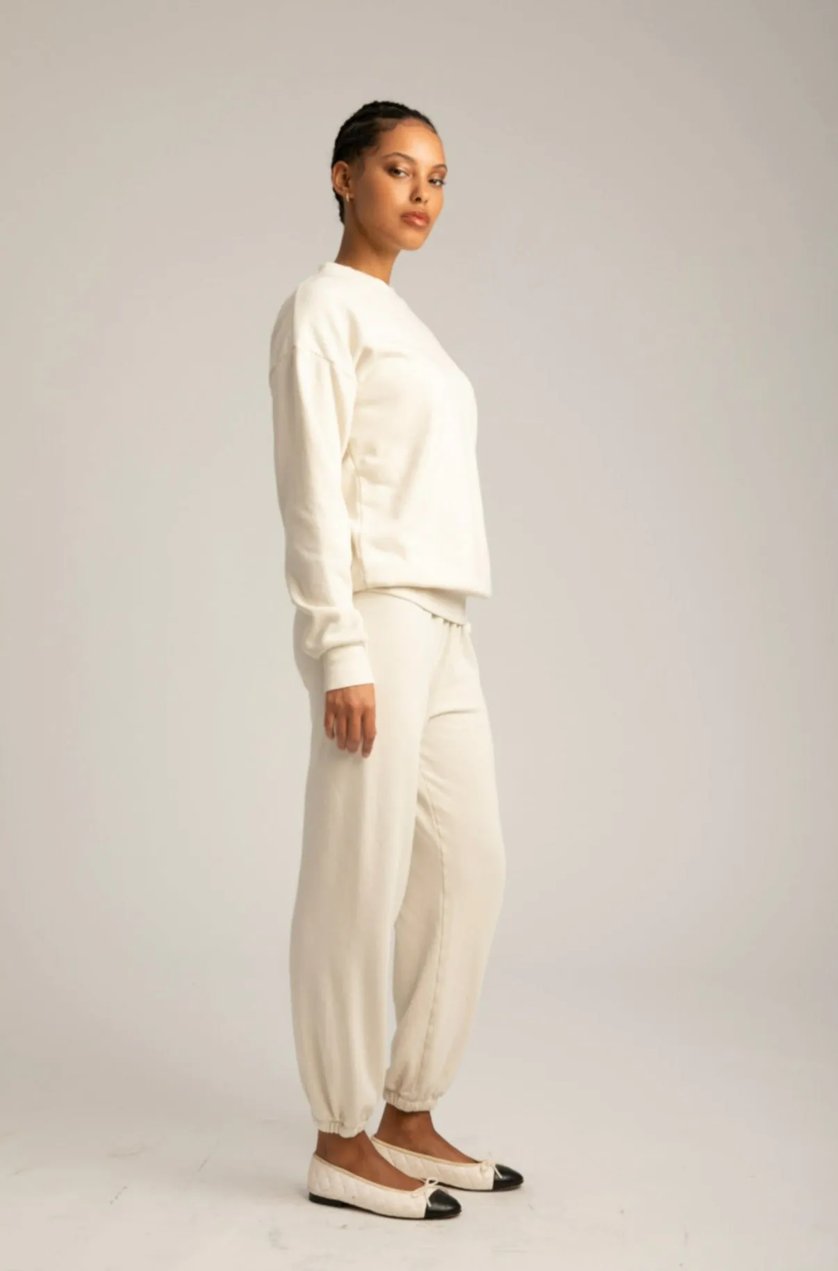 Vintage White Logo Sweatshirt sold by SPRWMN product image thumbnail 4