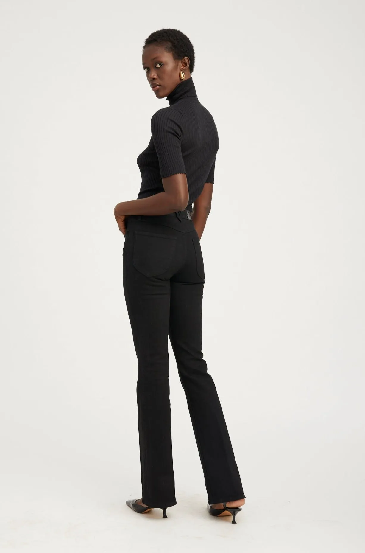 Ella Micro Flare Denim sold by SPRWMN product image thumbnail 3