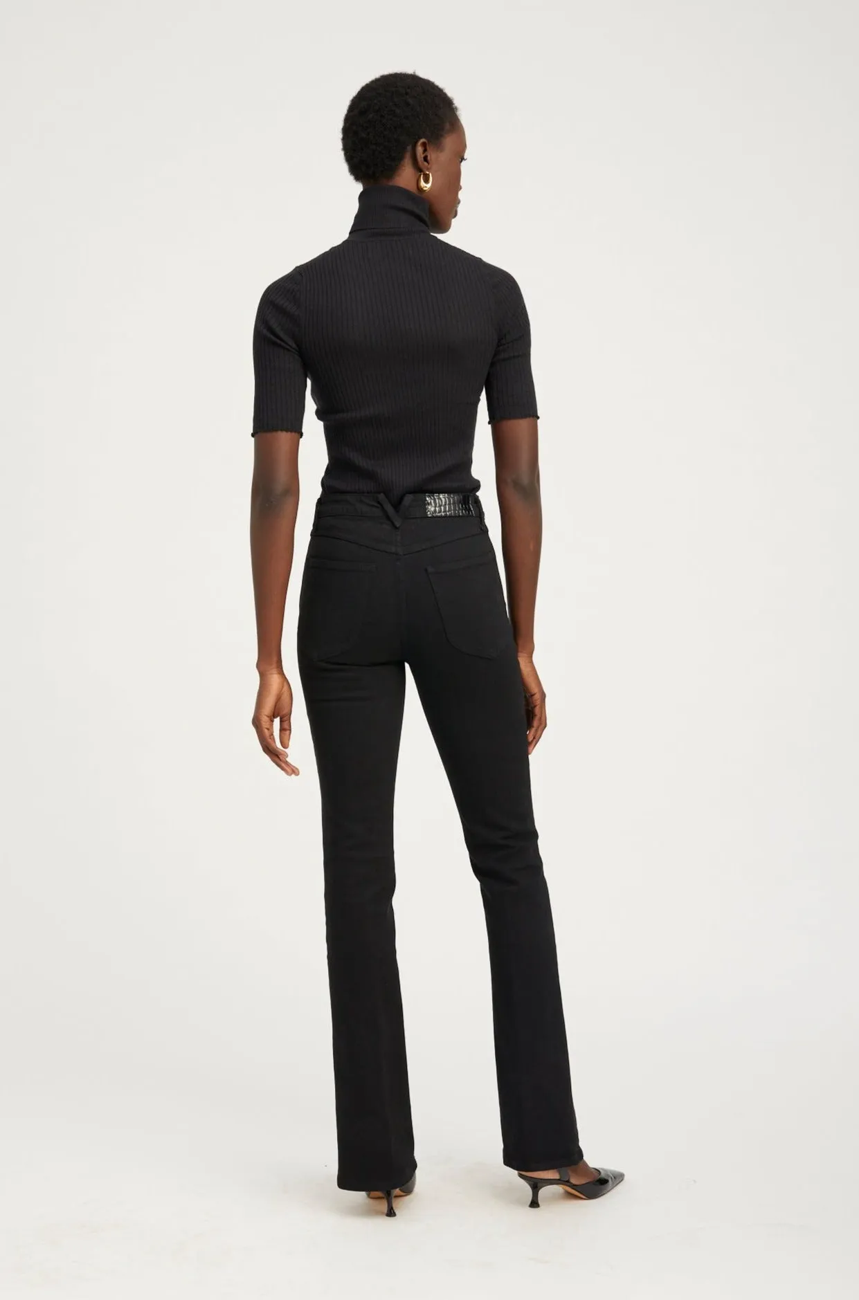 Ella Micro Flare Denim sold by SPRWMN product image thumbnail 5