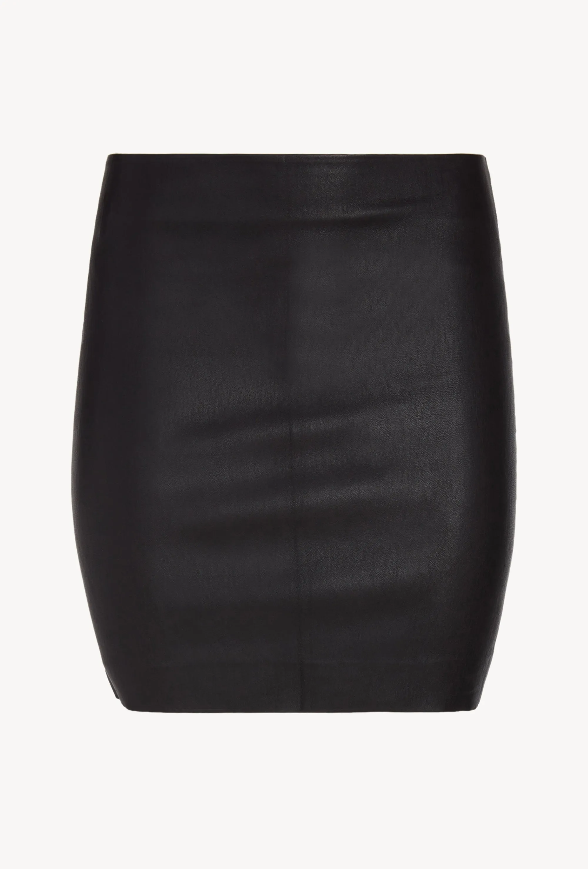 Black Leather Classic Mini Skirt sold by SPRWMN product image thumbnail 2