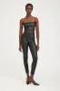 Black Leather Tube Top sold by SPRWMN
