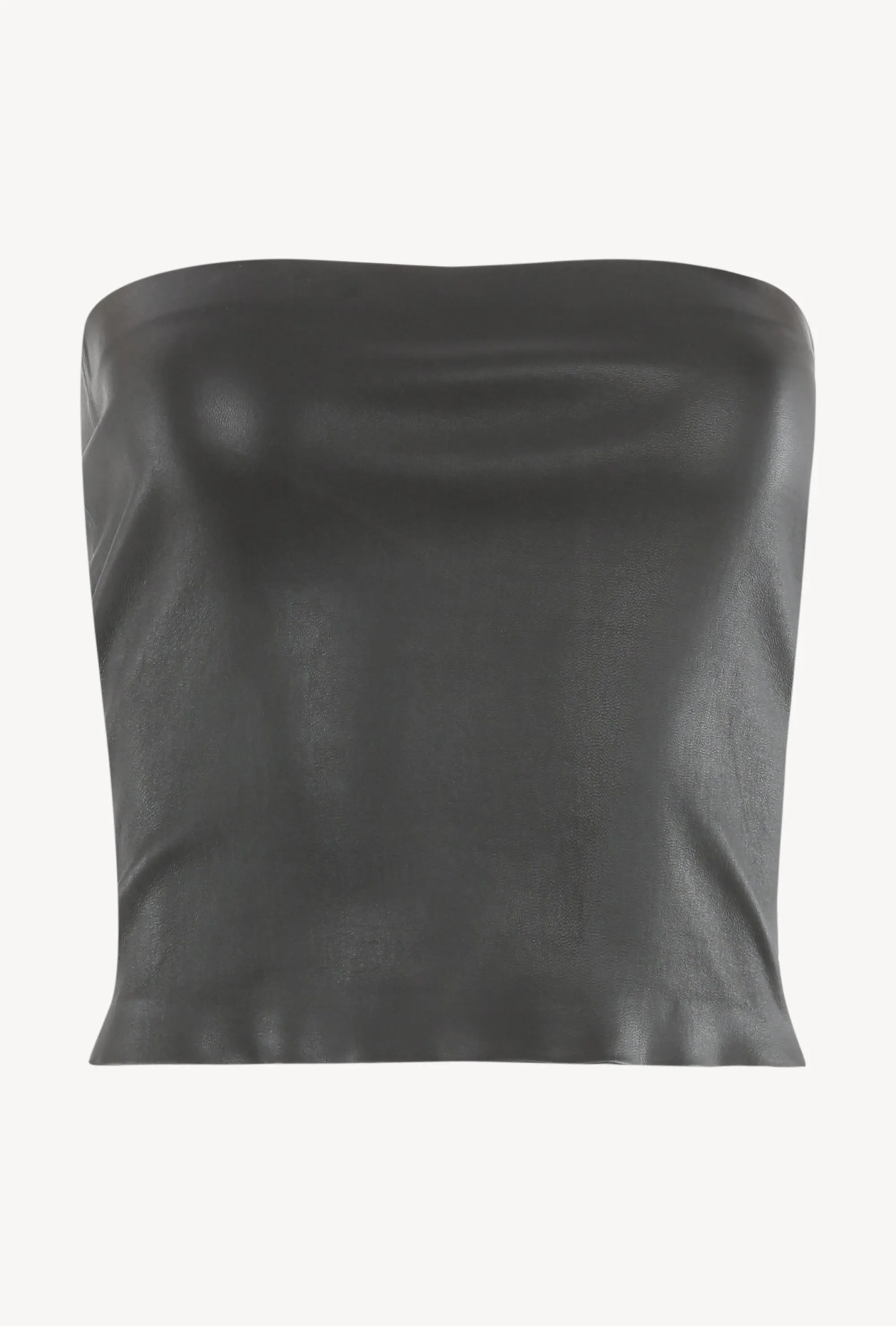Black Leather Tube Top sold by SPRWMN product image thumbnail 2