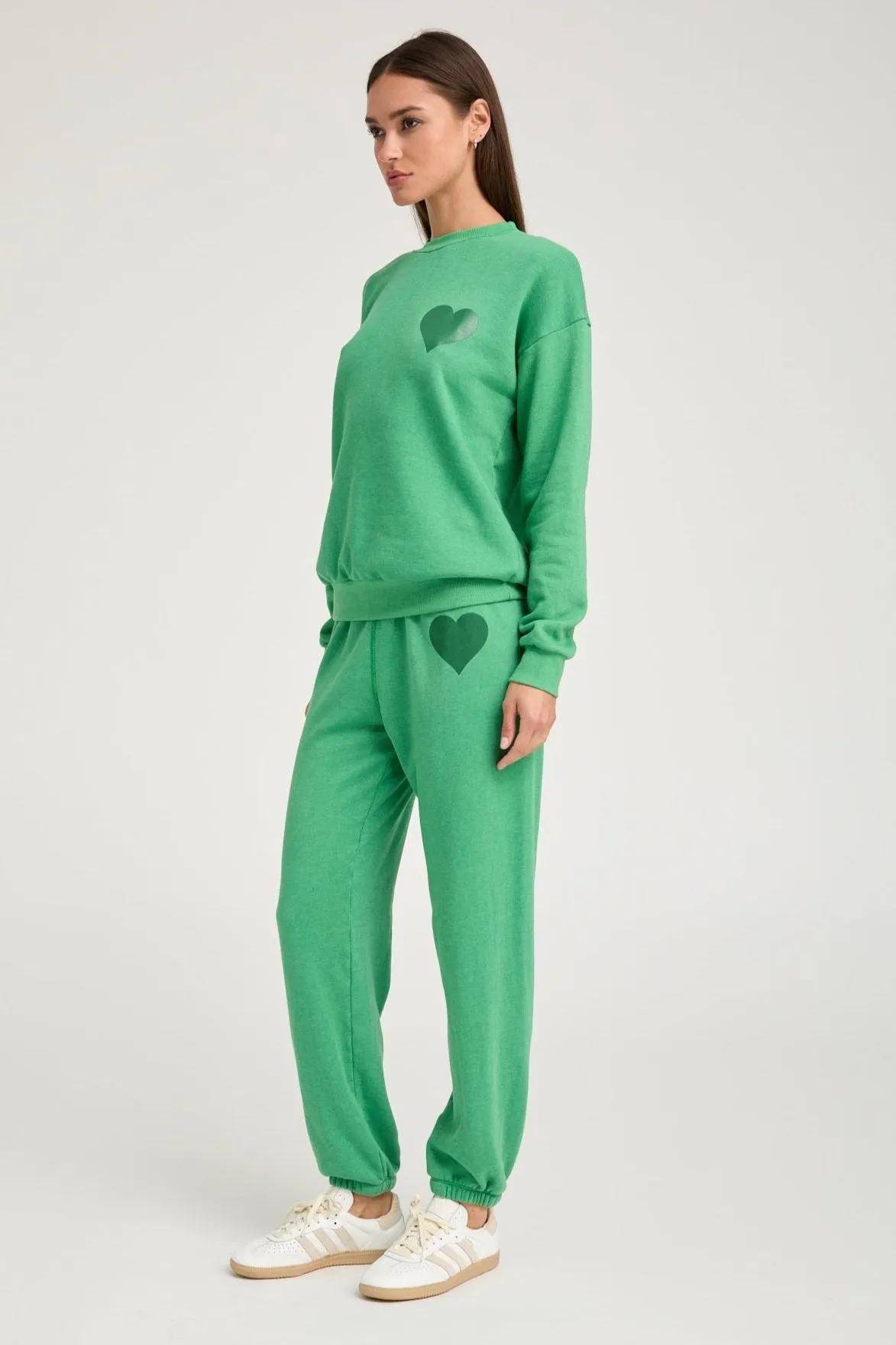 Jade Heart Sweatshirt sold by SPRWMN product image thumbnail 2