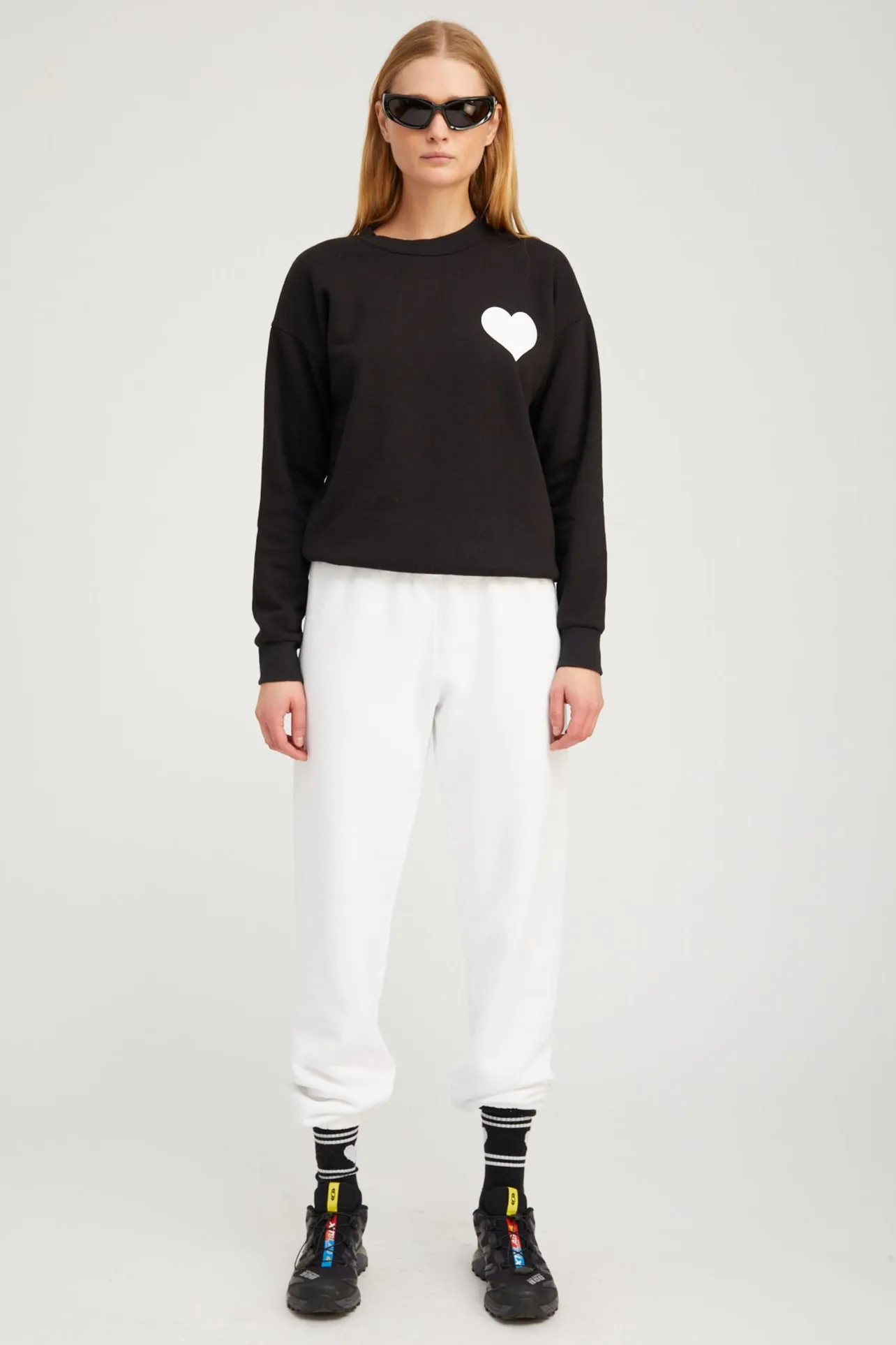 Black Heart Sweatshirt sold by SPRWMN