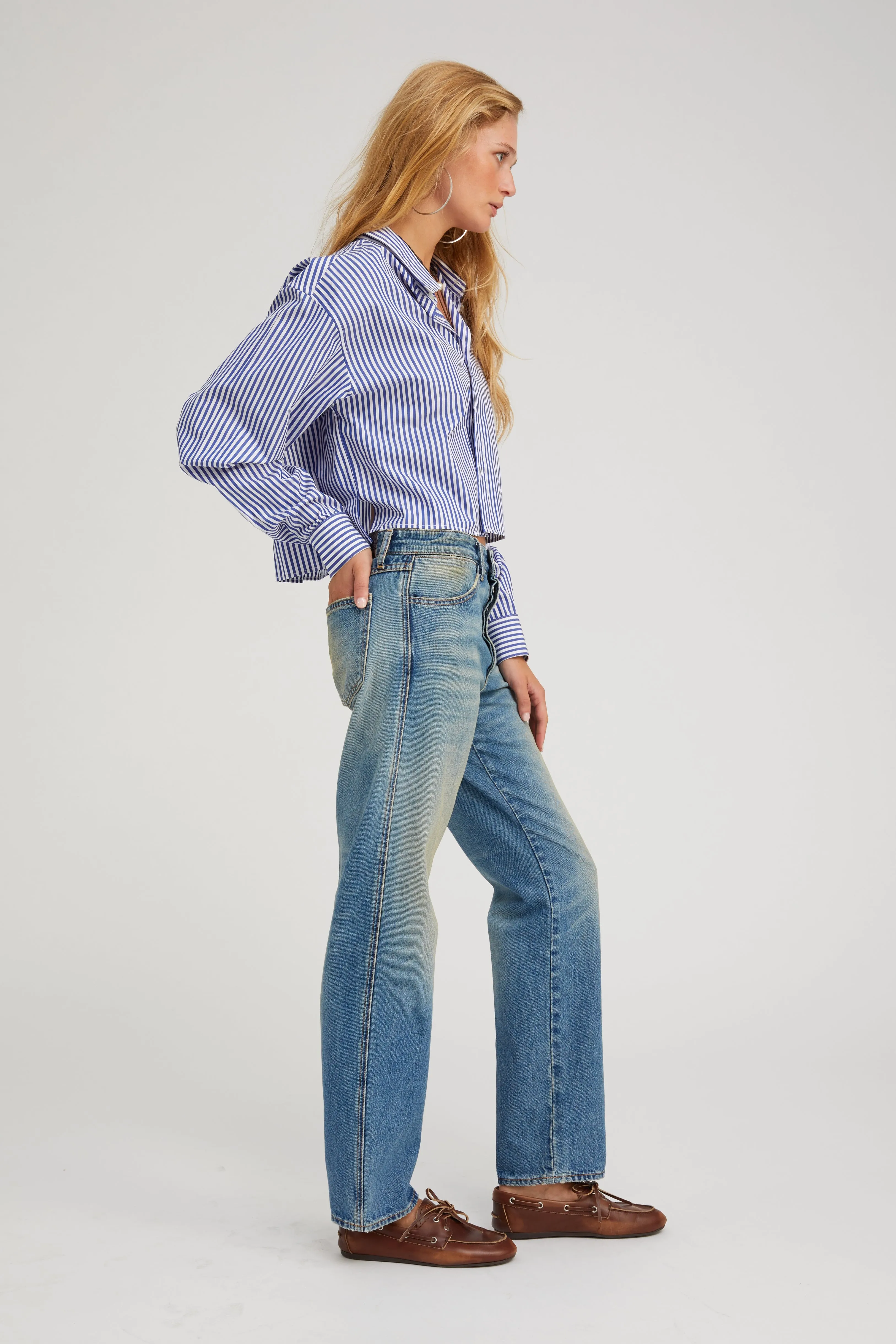 Kate Slim Boyfriend Denim sold by SPRWMN product image thumbnail 5