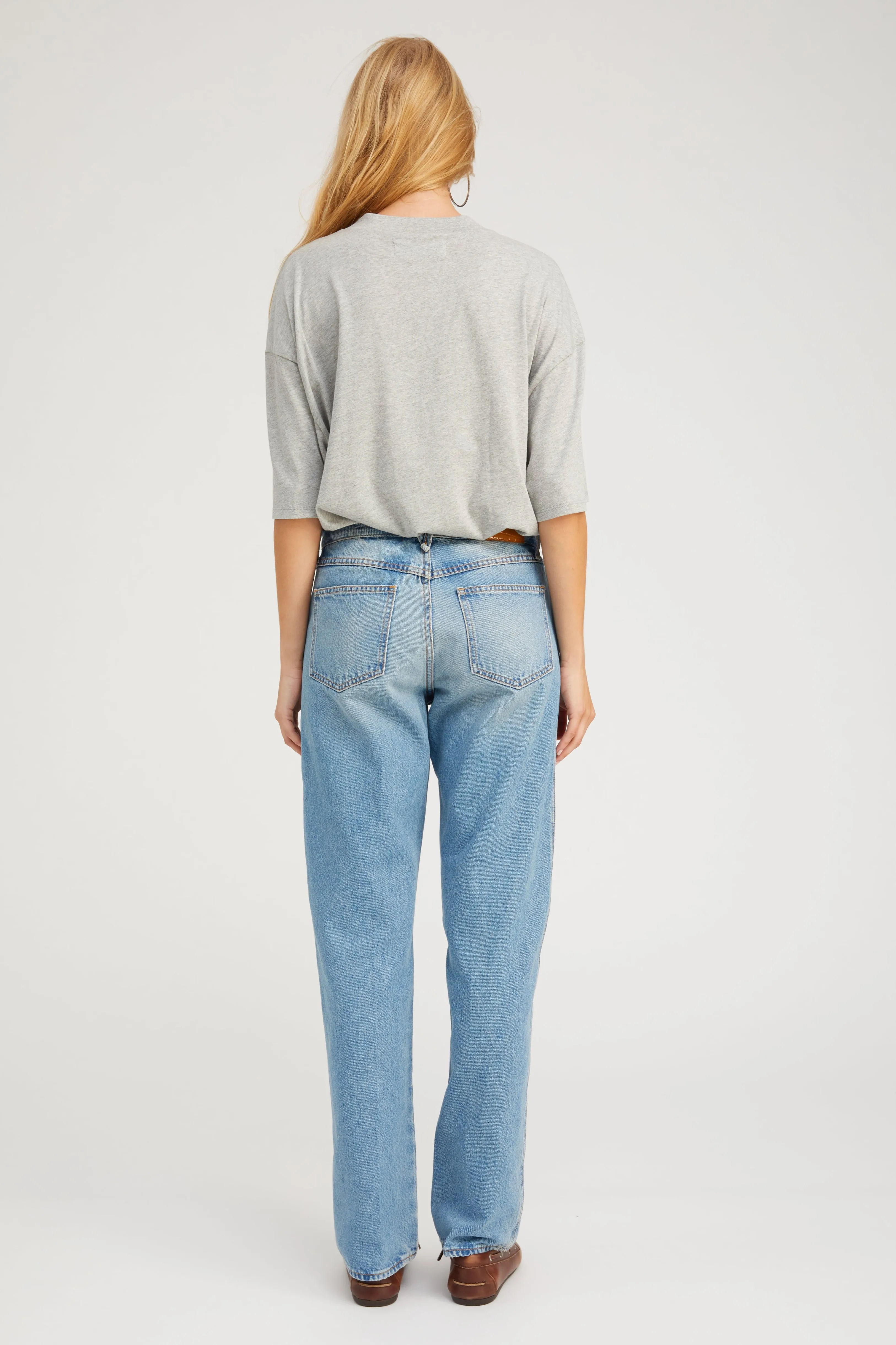 Heather Grey Boxy Tee sold by SPRWMN product image thumbnail 4