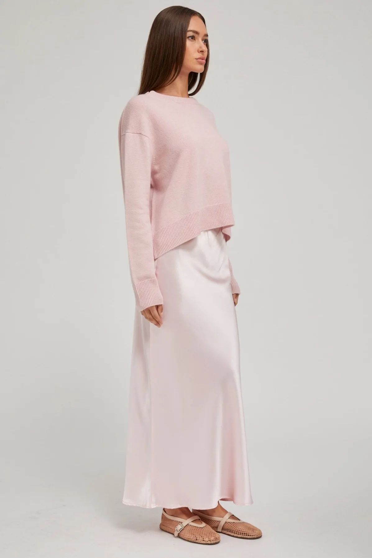 Ballet Silk Bias Maxi Skirt PR sold by SPRWMN product image thumbnail 3