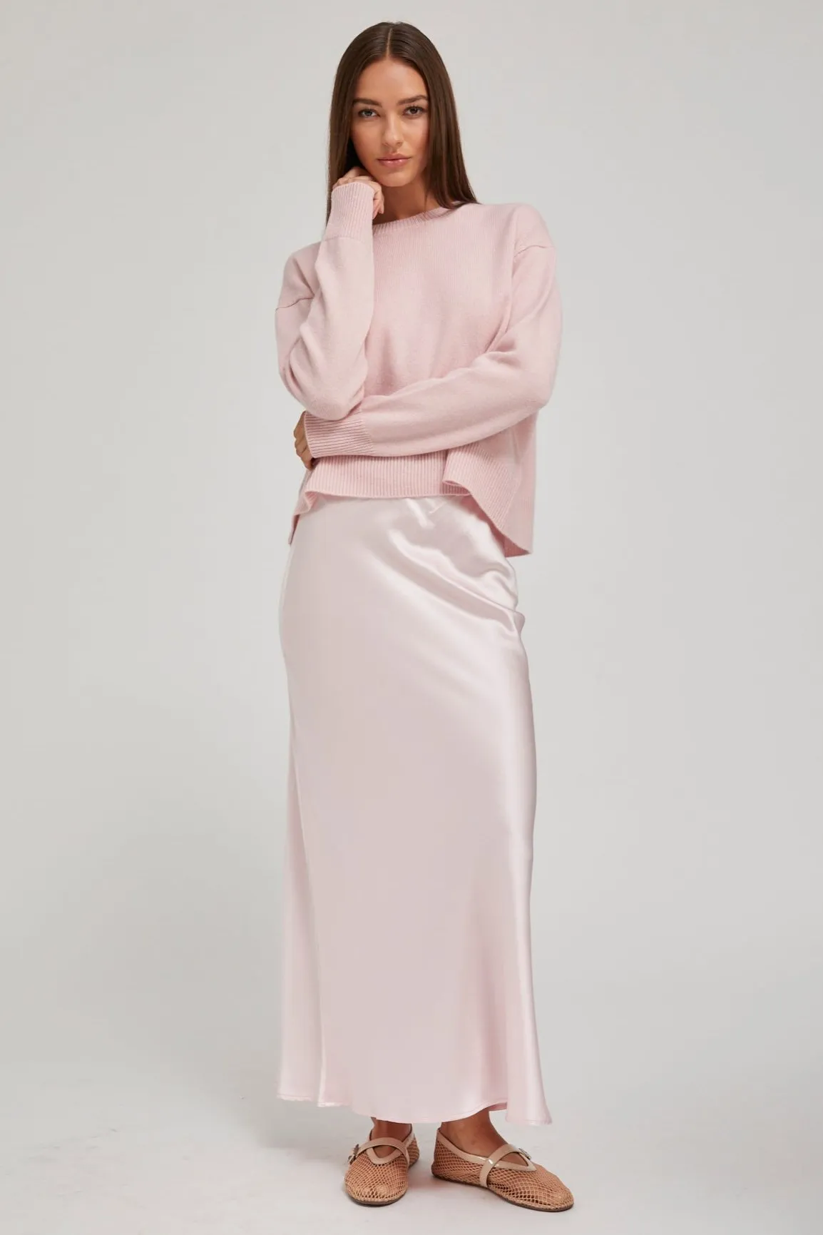 Ballet Silk Bias Maxi Skirt PR sold by SPRWMN