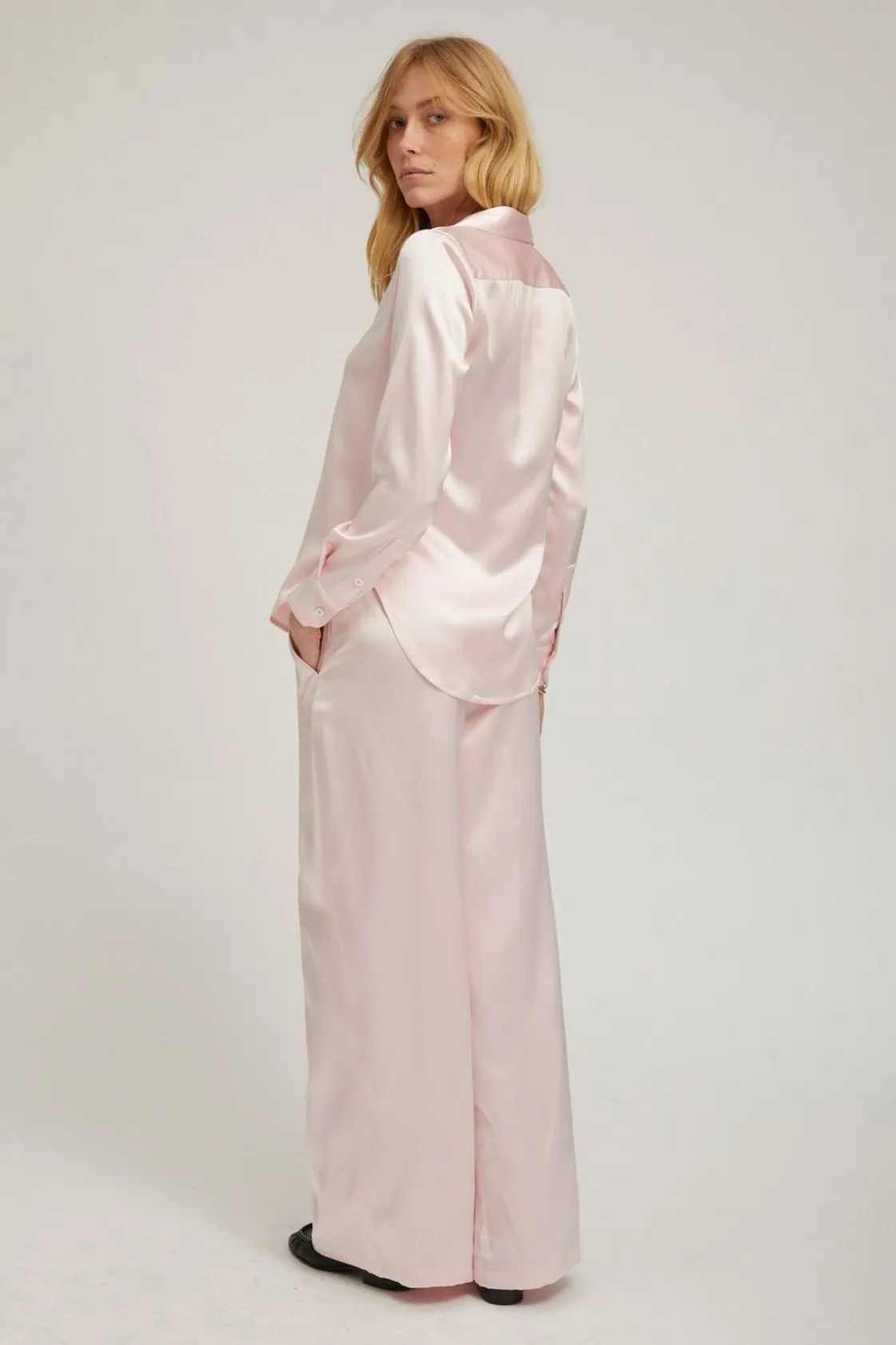 Ballet Silk Fitted Button Down PR sold by SPRWMN product image thumbnail 4