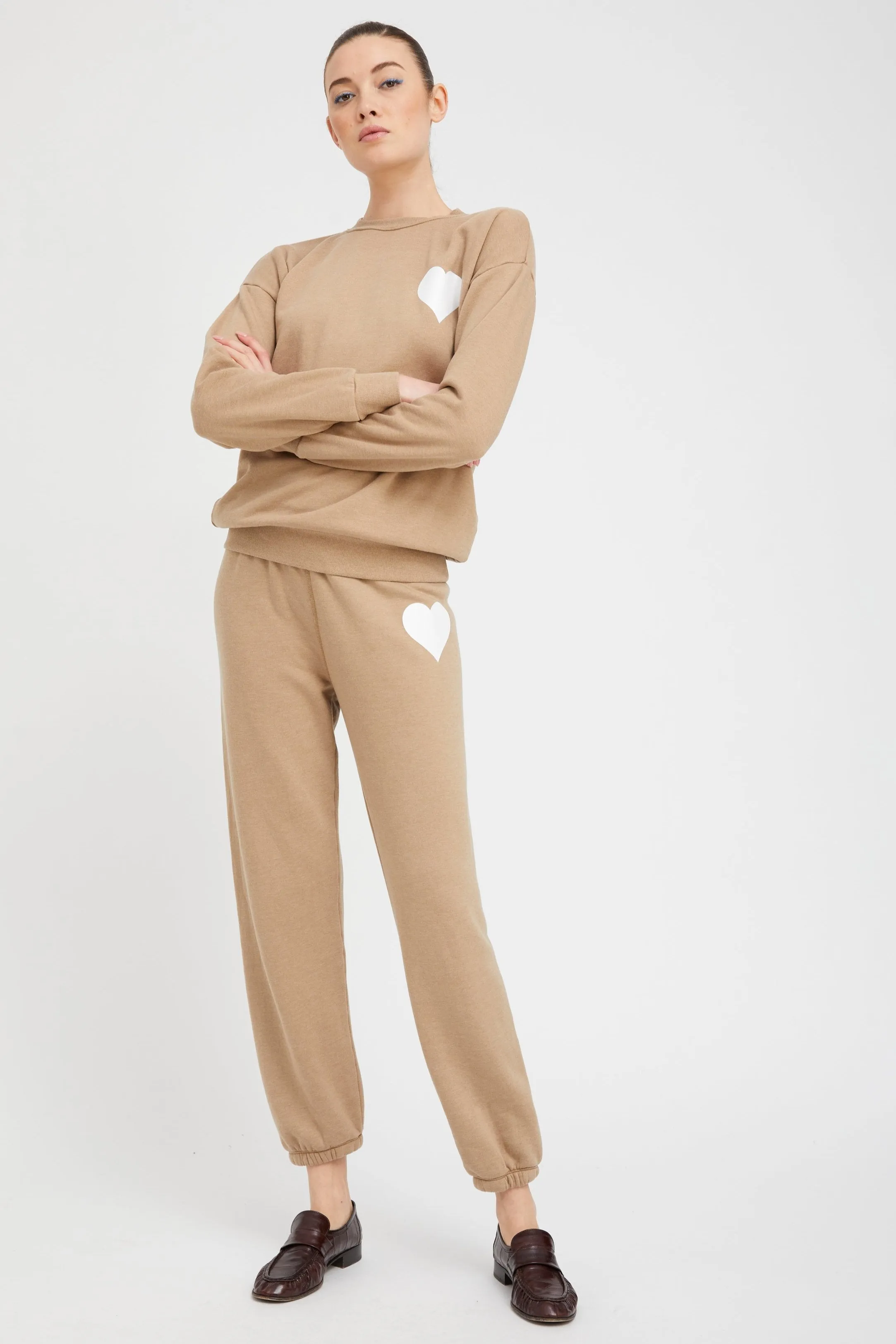 Latte Heart Sweatshirt sold by SPRWMN product image thumbnail 2