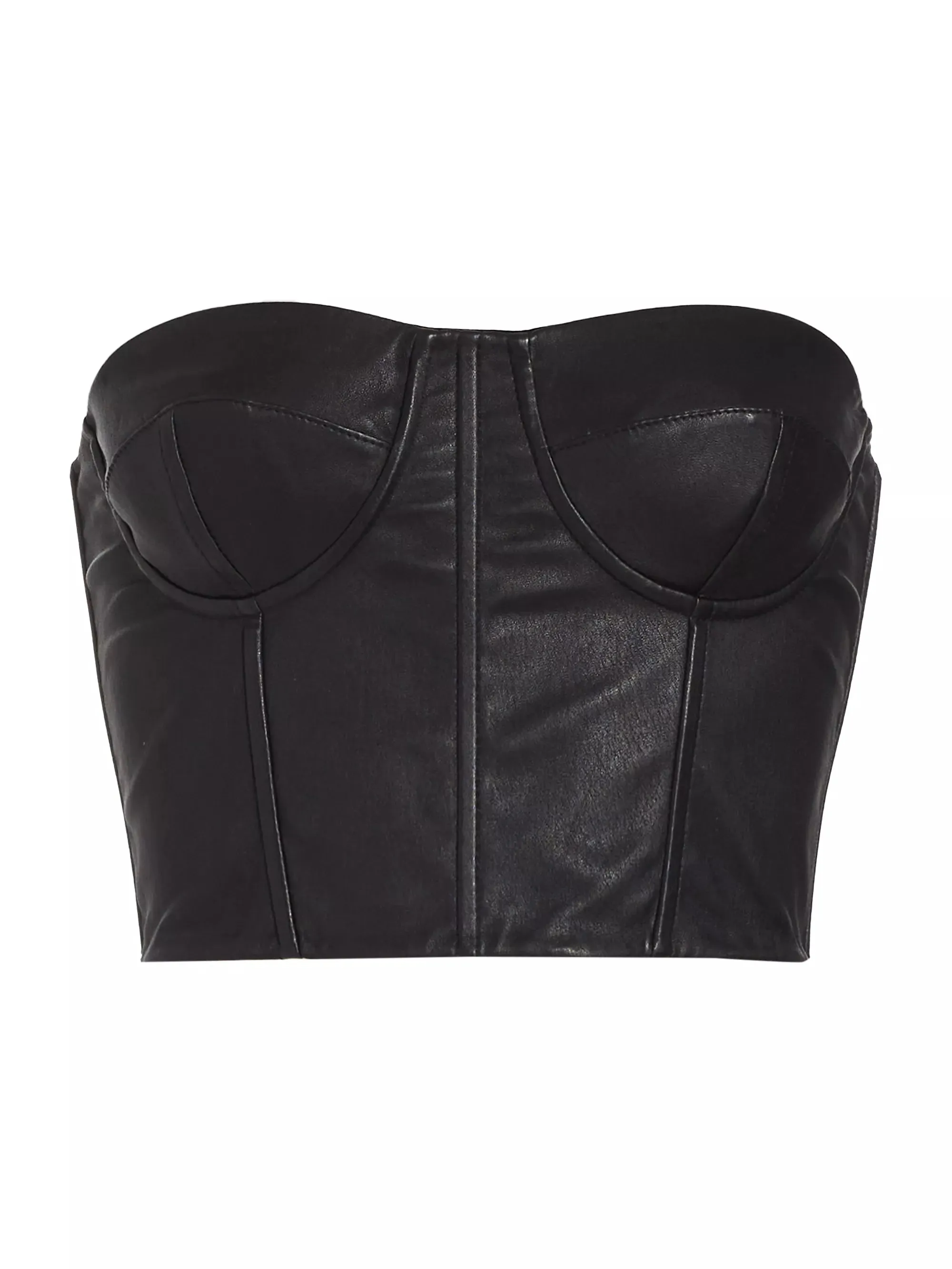 Black Leather Corset PR sold by SPRWMN product image thumbnail 5