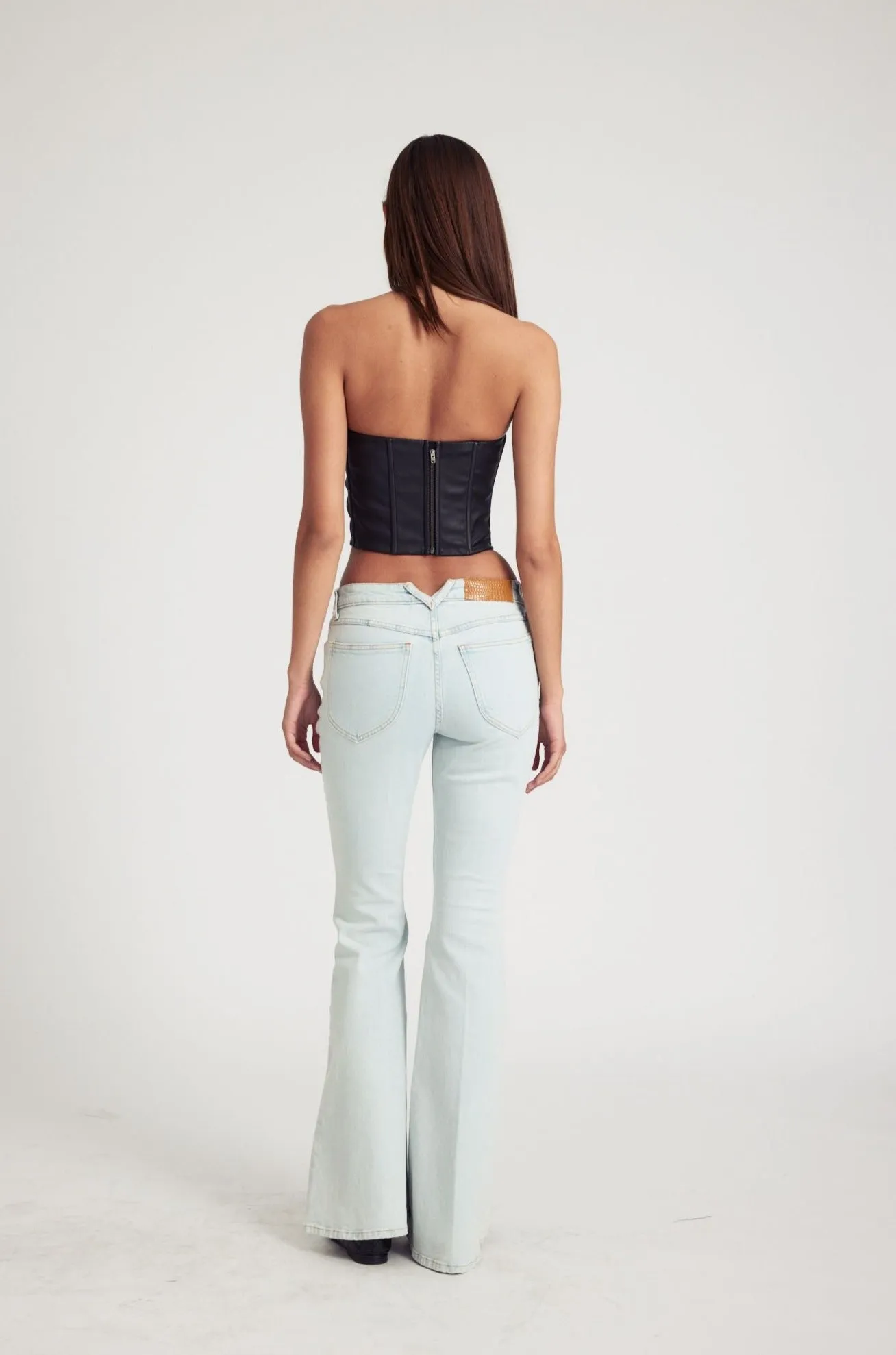 Black Leather Corset PR sold by SPRWMN product image thumbnail 4