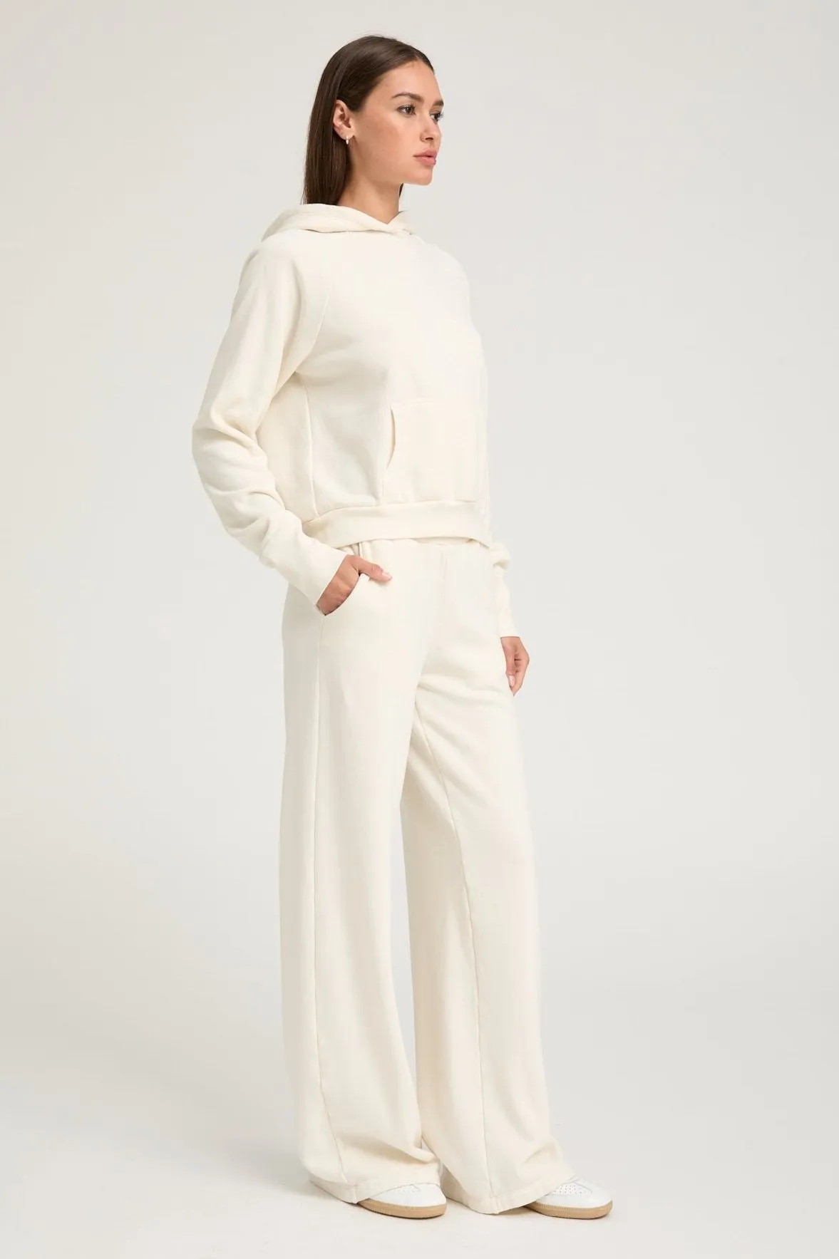 Creme Shrunken Hoodie PR sold by SPRWMN product image thumbnail 2