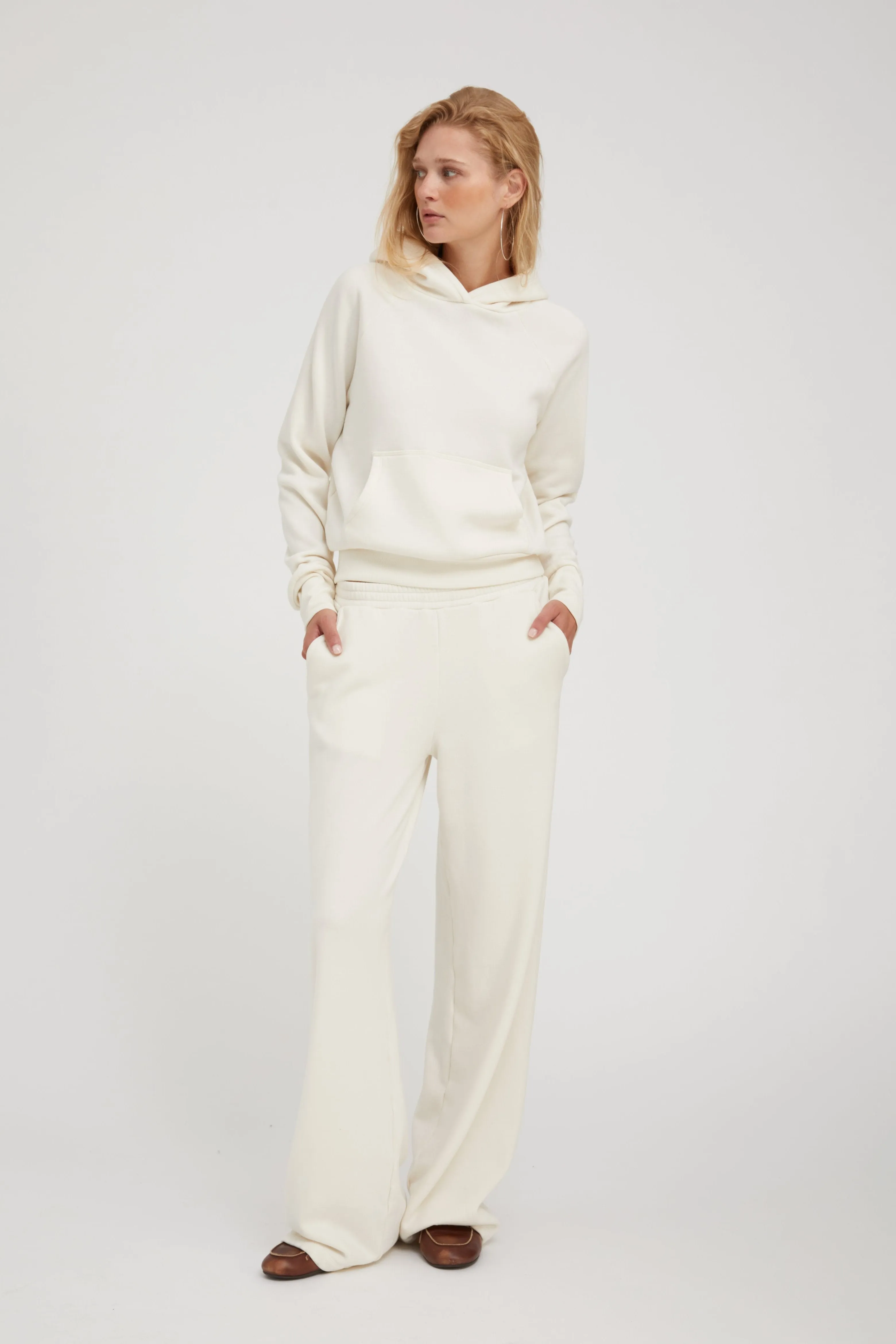 Creme Shrunken Hoodie PR sold by SPRWMN product image thumbnail 5