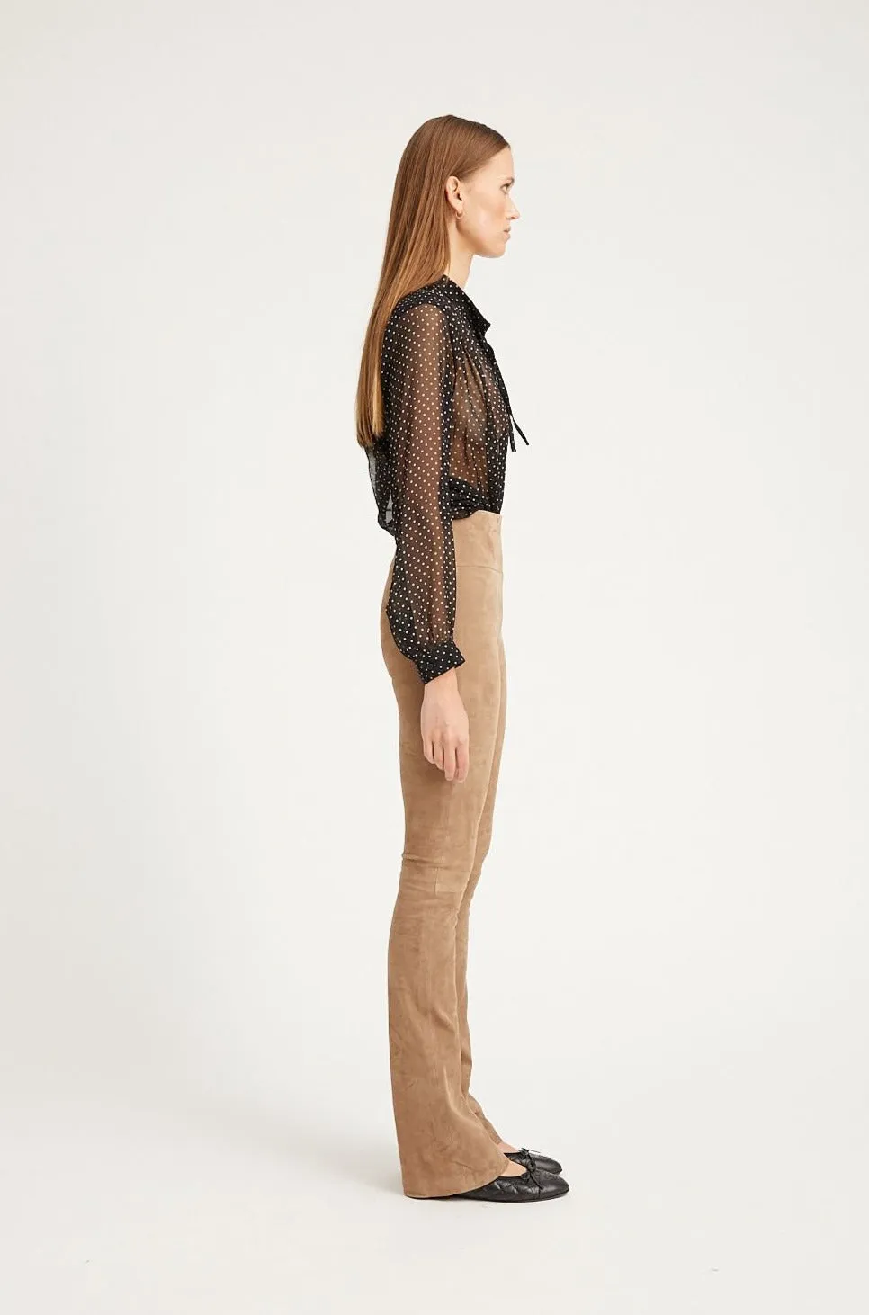 Mushroom Suede Micro Flare PR sold by SPRWMN product image thumbnail 2