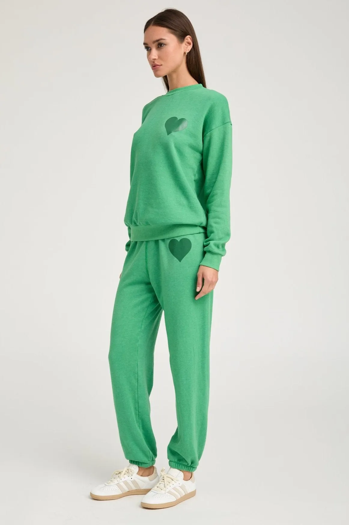 Jade Heart Sweatpants PR sold by SPRWMN product image thumbnail 2