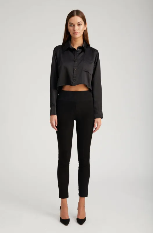 Black Suede Ankle PR sold by SPRWMN