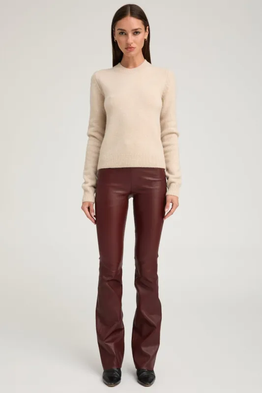 Pinot Leather Micro Flare PR sold by SPRWMN