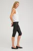 Black Leather Capri sold by SPRWMN