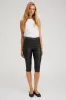 Black Leather Capri sold by SPRWMN