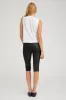 Black Leather Capri sold by SPRWMN