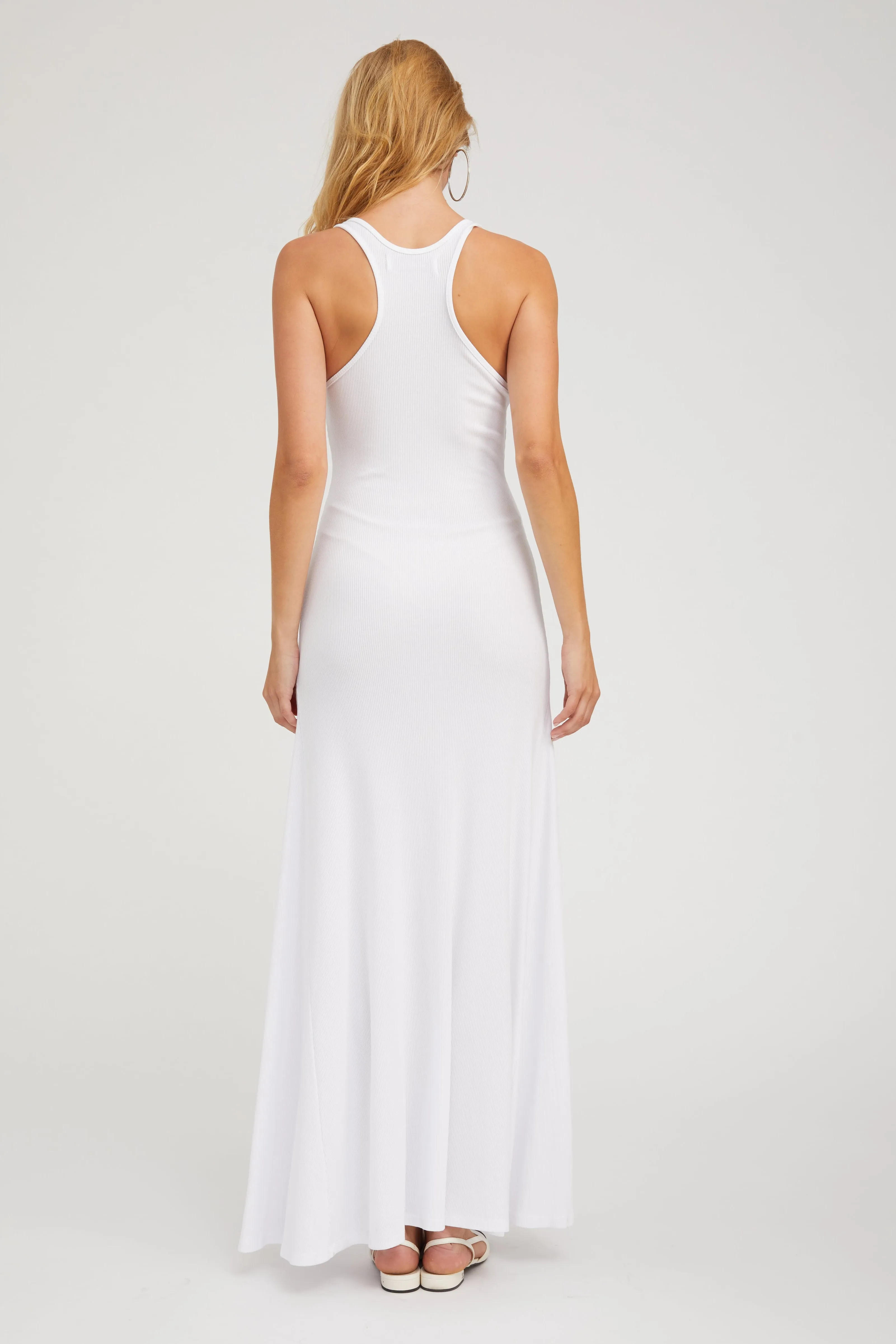 White Rib Tank Maxi Dress sold by SPRWMN product image thumbnail 3