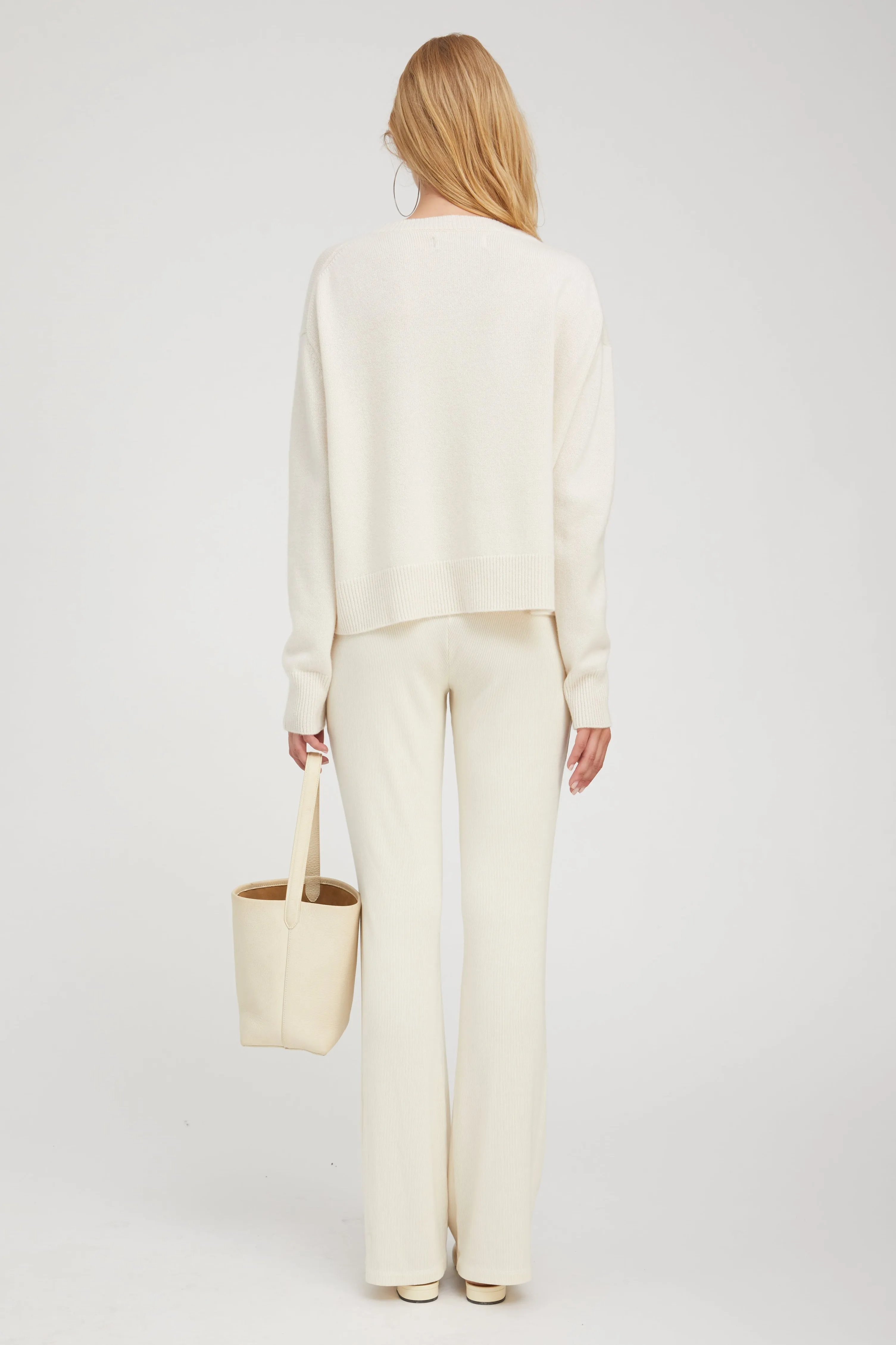 Chalk Cashmere Boxy Sweater sold by SPRWMN product image thumbnail 5