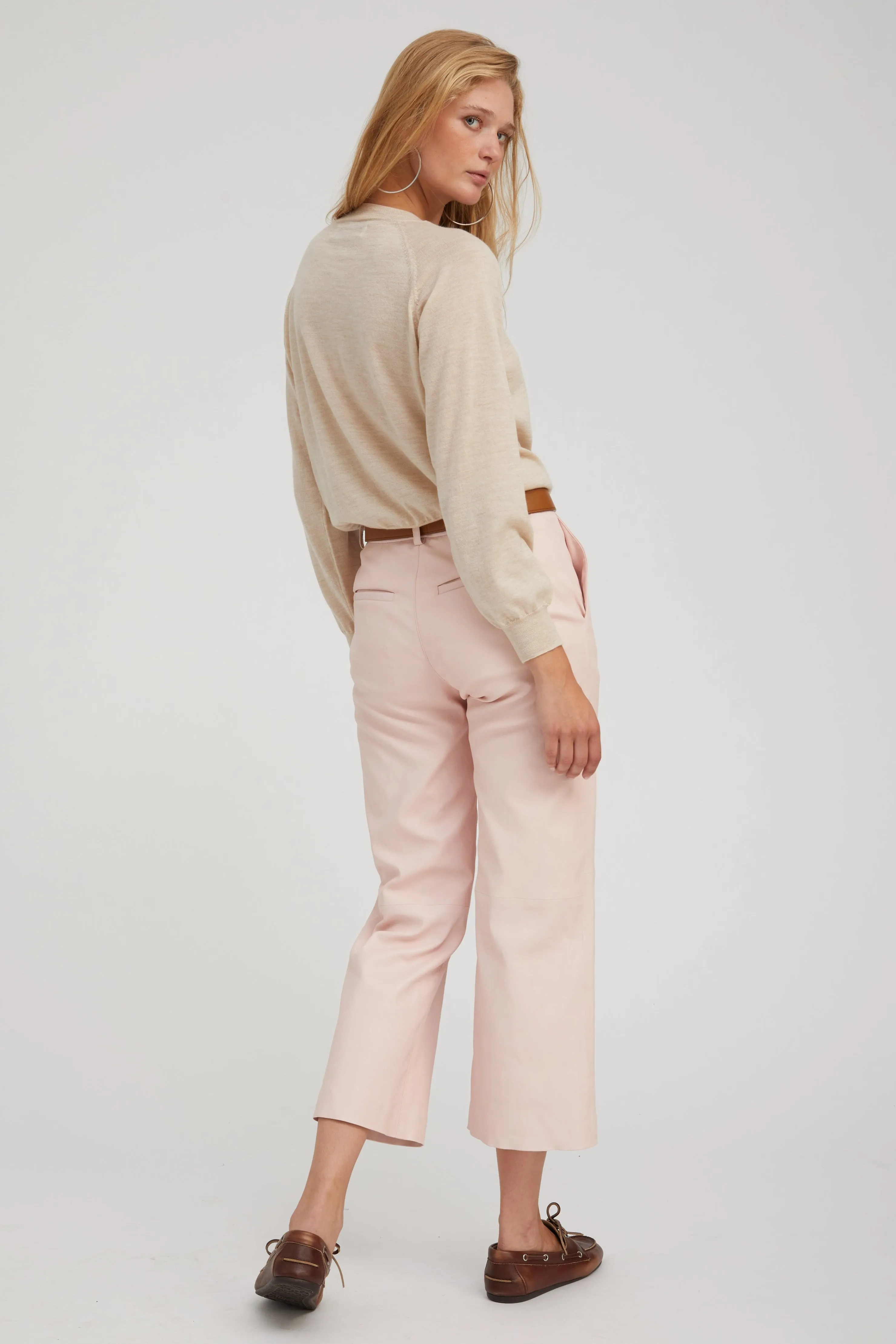 Latte Cashmere Raglan Sweater sold by SPRWMN product image thumbnail 4