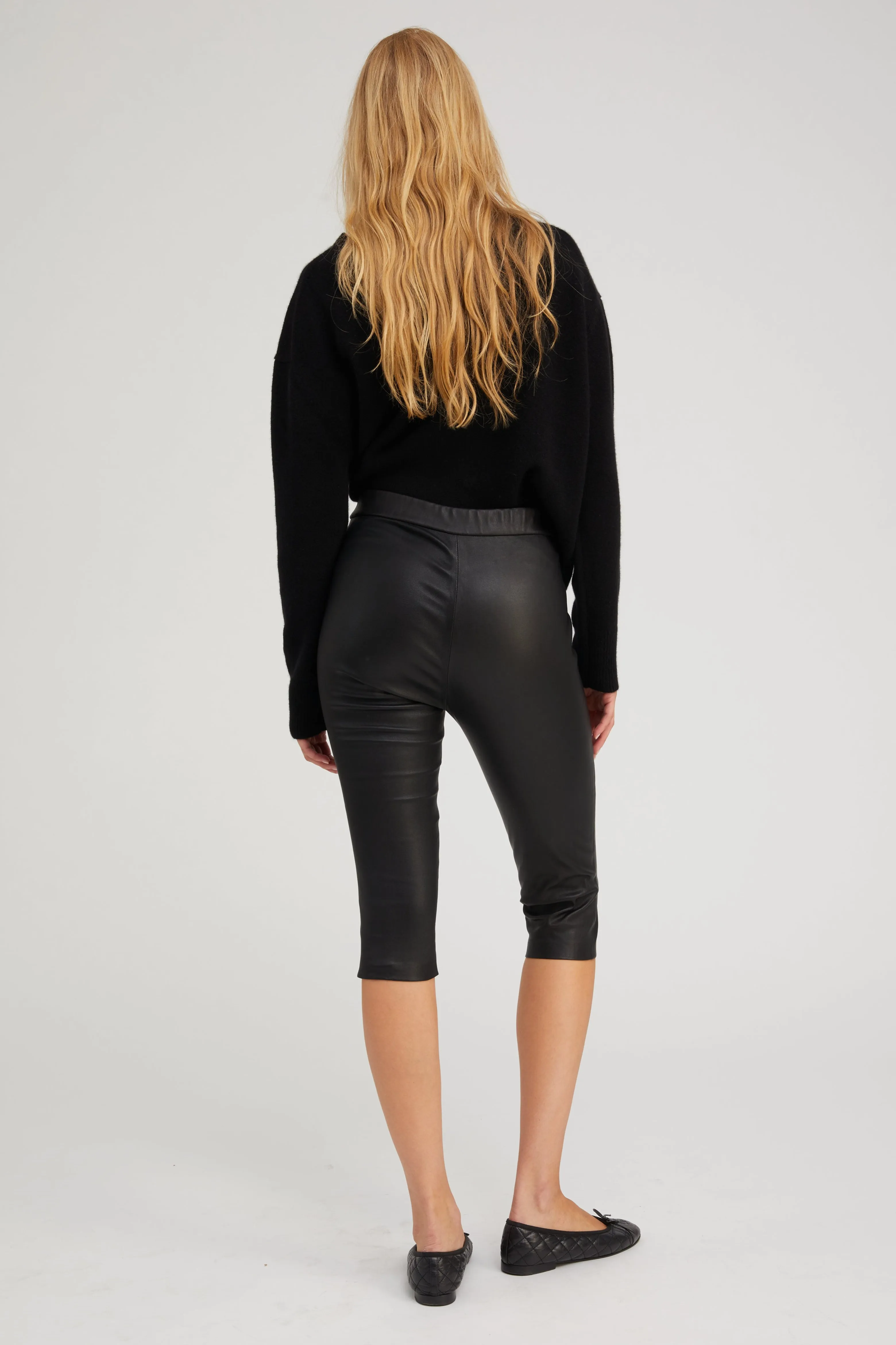 Black Cashmere Boxy Sweater sold by SPRWMN product image thumbnail 4