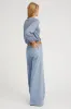 Steel Blue Cashmere Raglan Sweater sold by SPRWMN