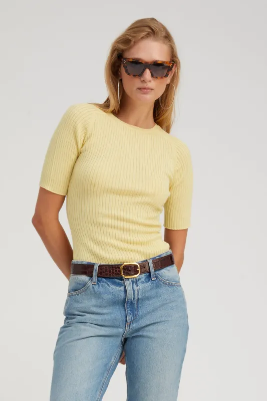 Cashmere Mid Sleeve Crewneck made by SPRWMN