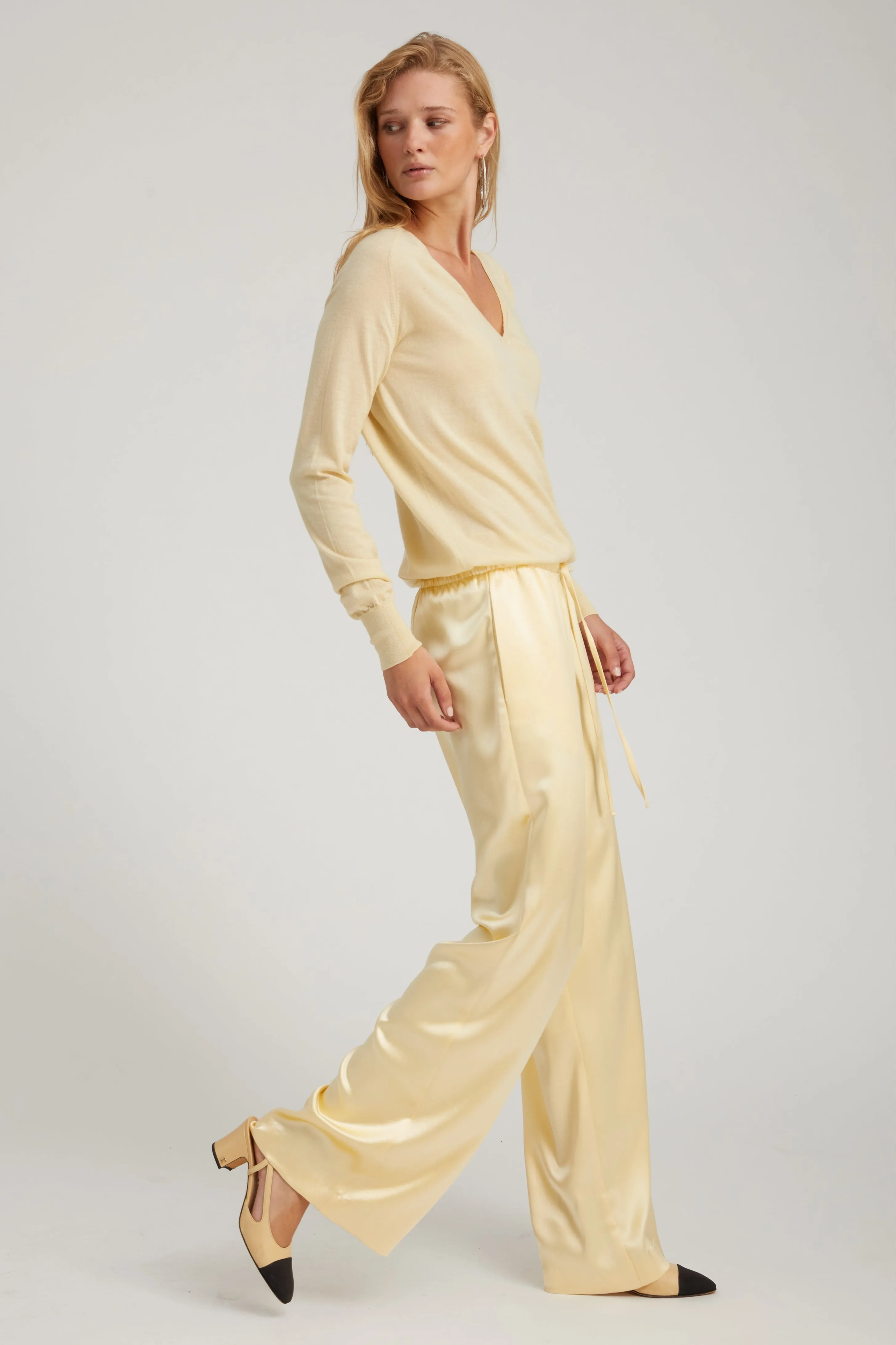 Cashmere V-Neck Sweater sold by SPRWMN product image thumbnail 3
