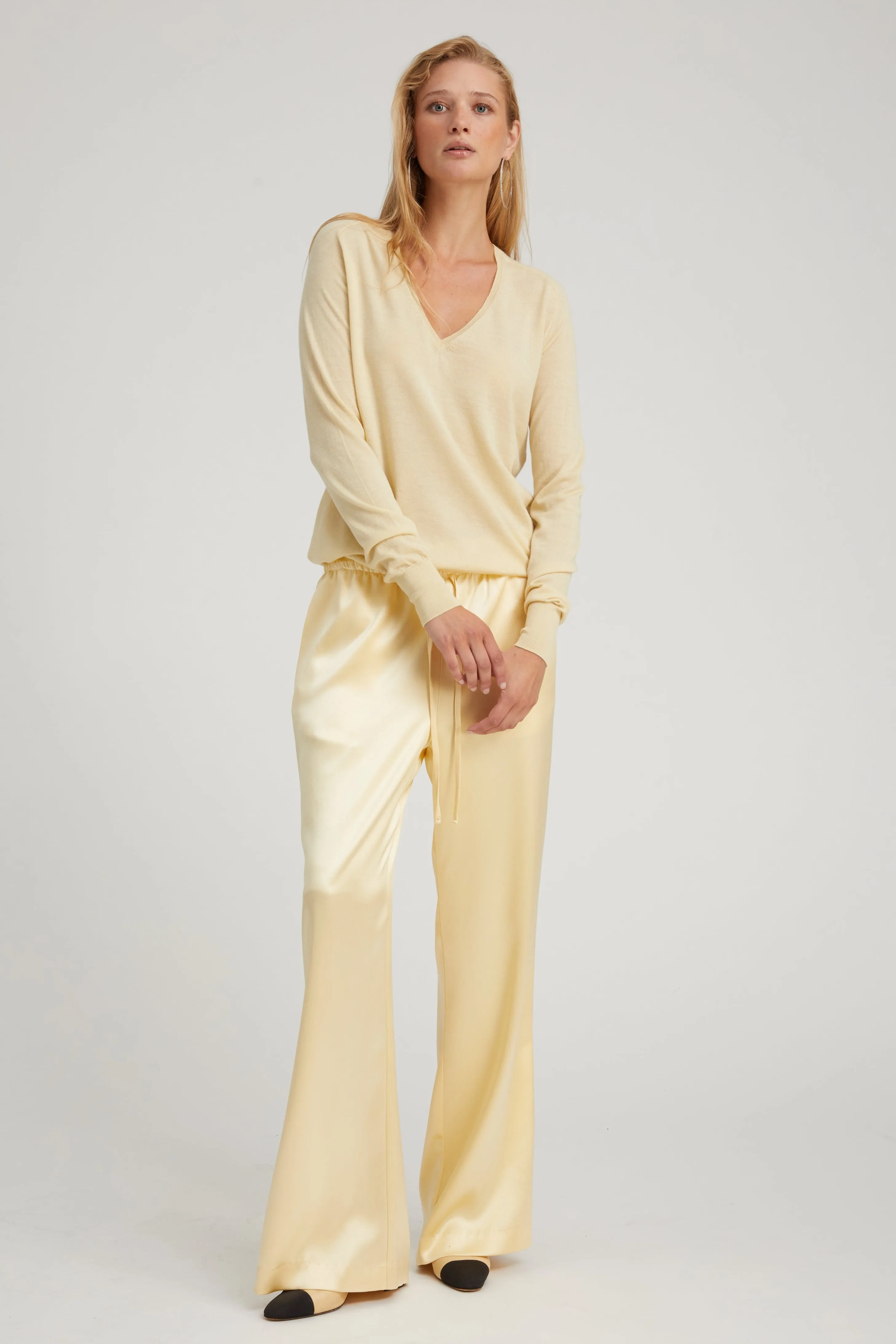 Cashmere V-Neck Sweater sold by SPRWMN product image thumbnail 2